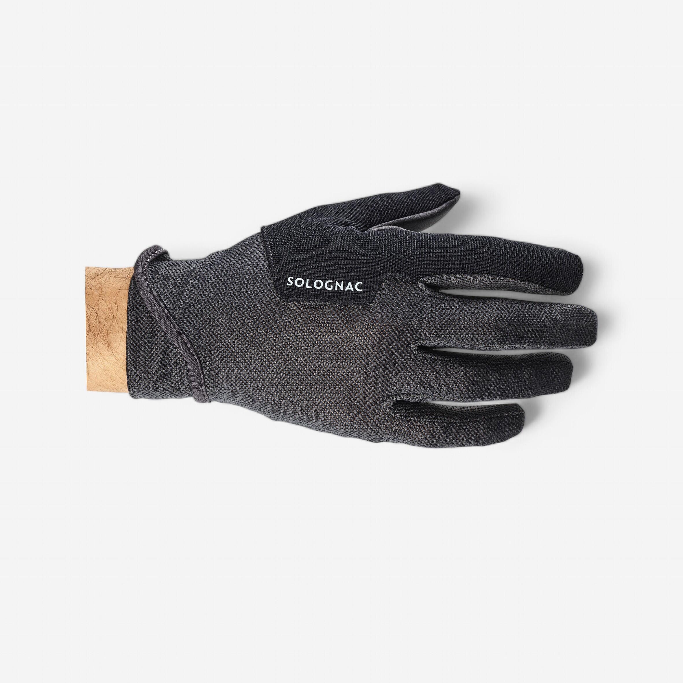 Solognac Schießhandschuhe TRAP schwarz