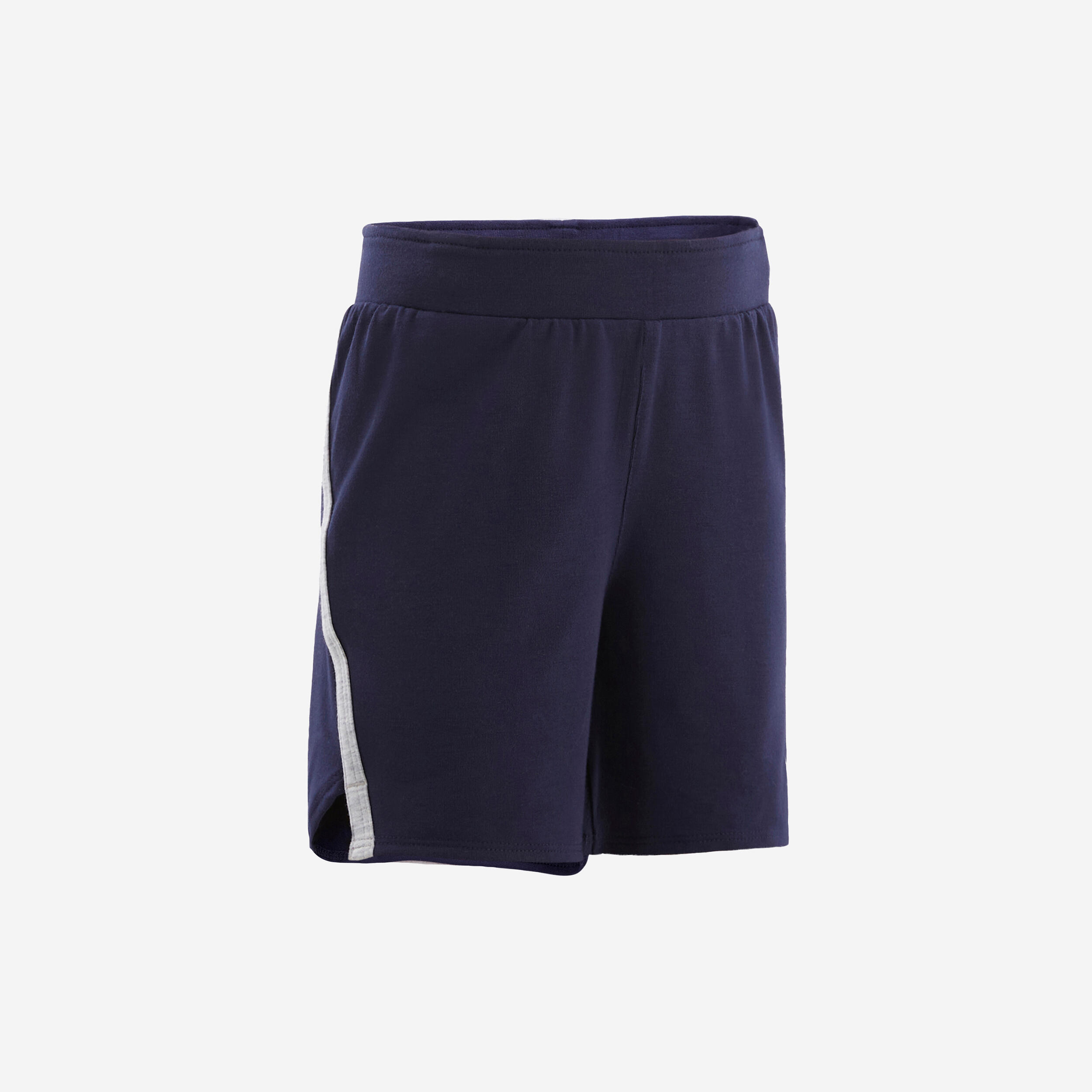 Domyos Shorts 500 anpassbar atmungsaktiv Kinder marineblau