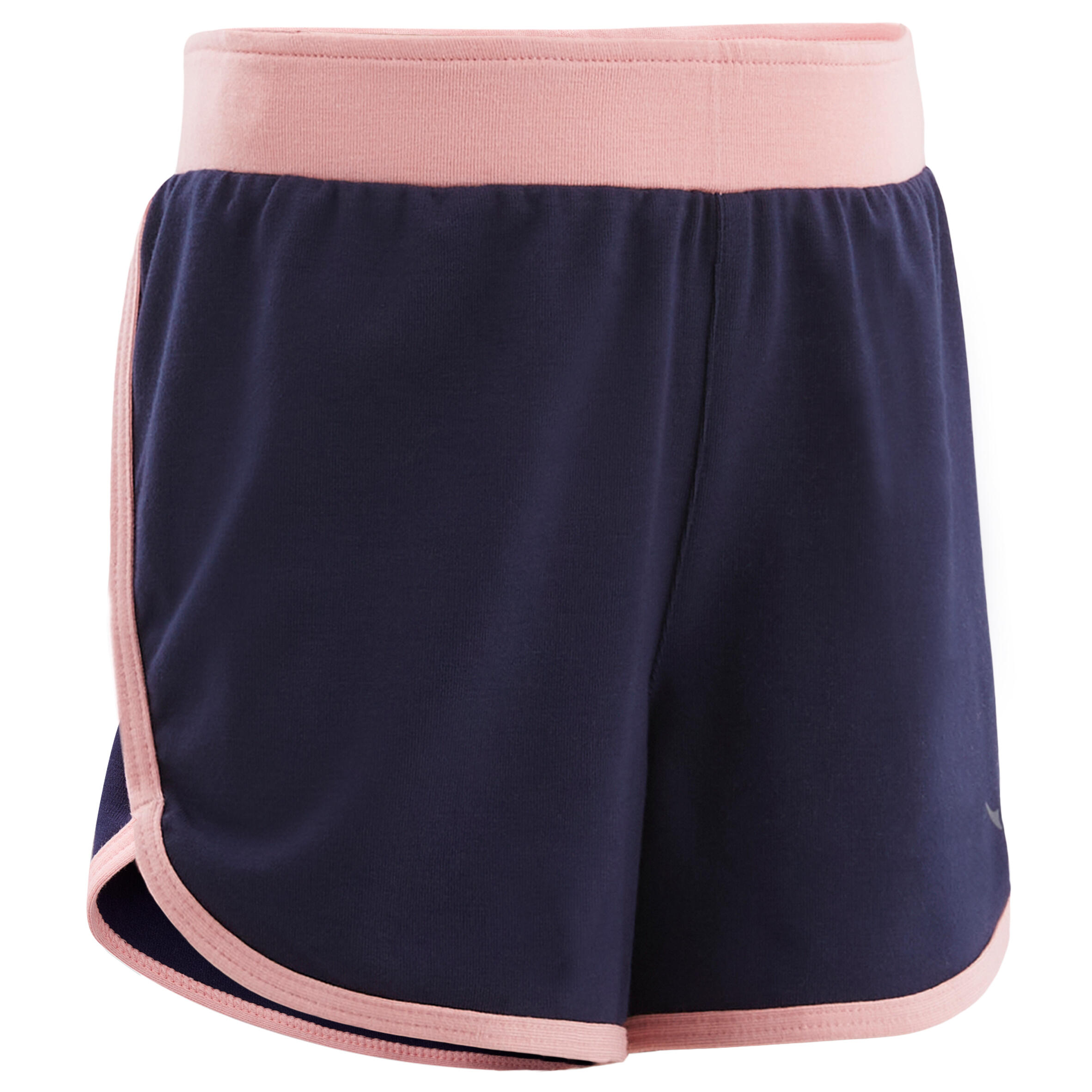 Domyos Shorts Kinder anpassbar atmungsaktiv- 500 marineblau