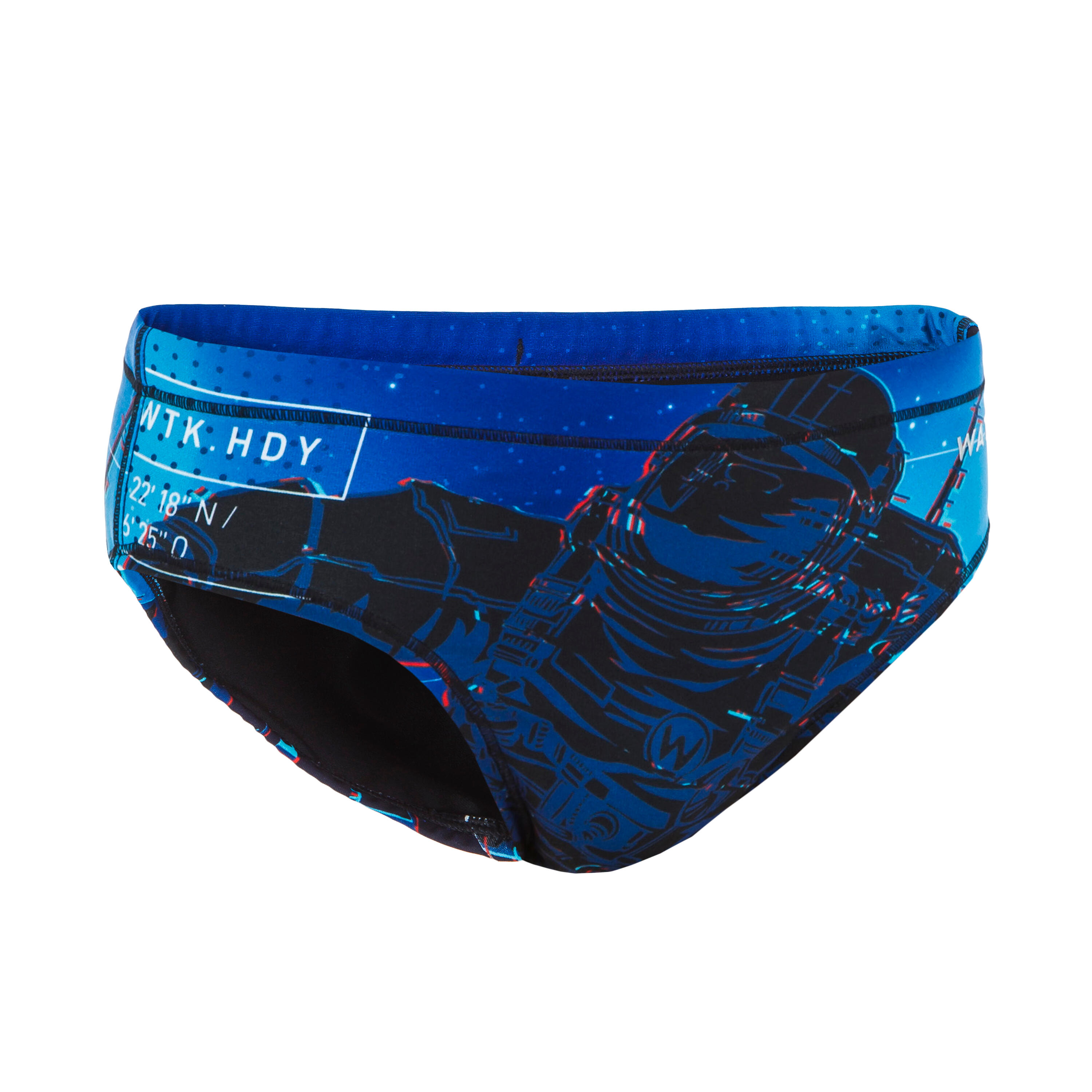 Watko Badehose Slip Wasserball Mcross New Jungen blau