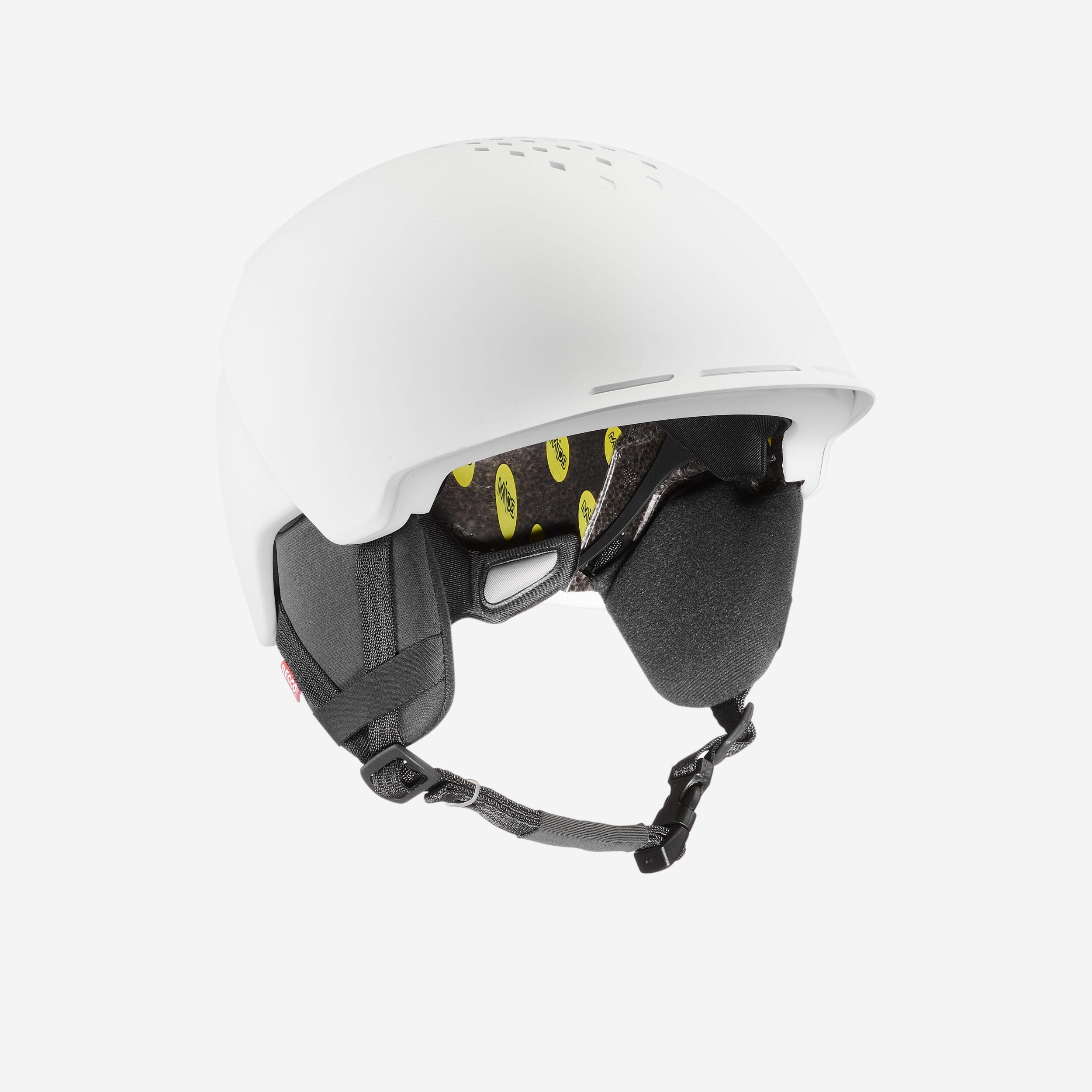 Wedze Skihelm Freeride Erwachsene - 900 Mips rot/schwarz
