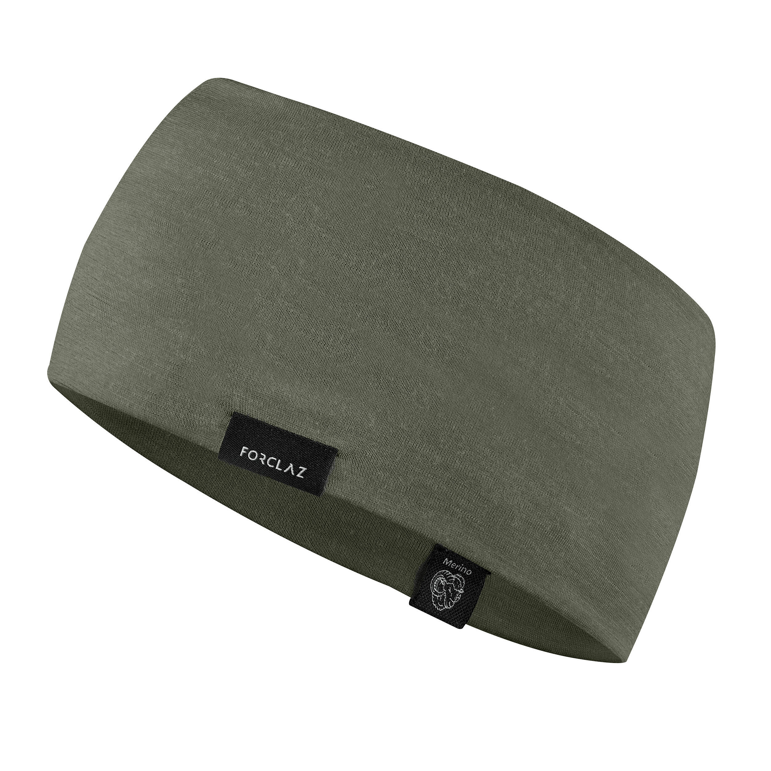 Forclaz Stirnband Trekking MT500 Merinowolle gelb