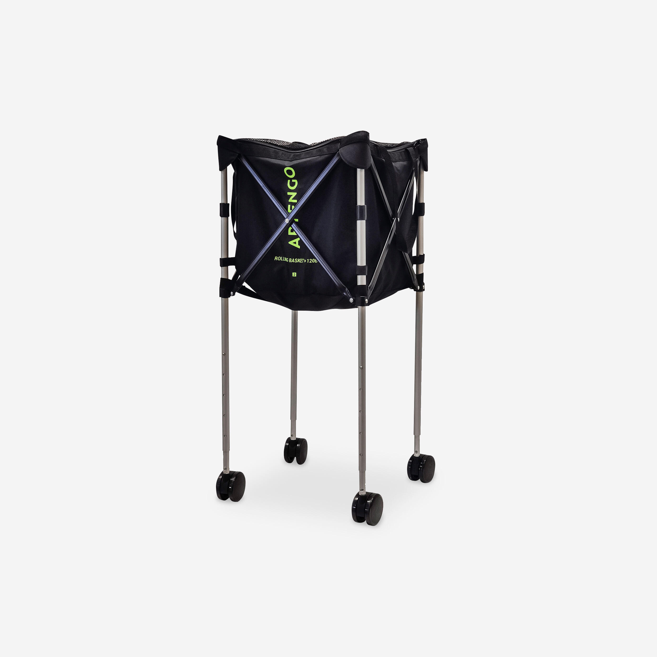 Artengo Ballkorb mit Rollen für Tennisbälle