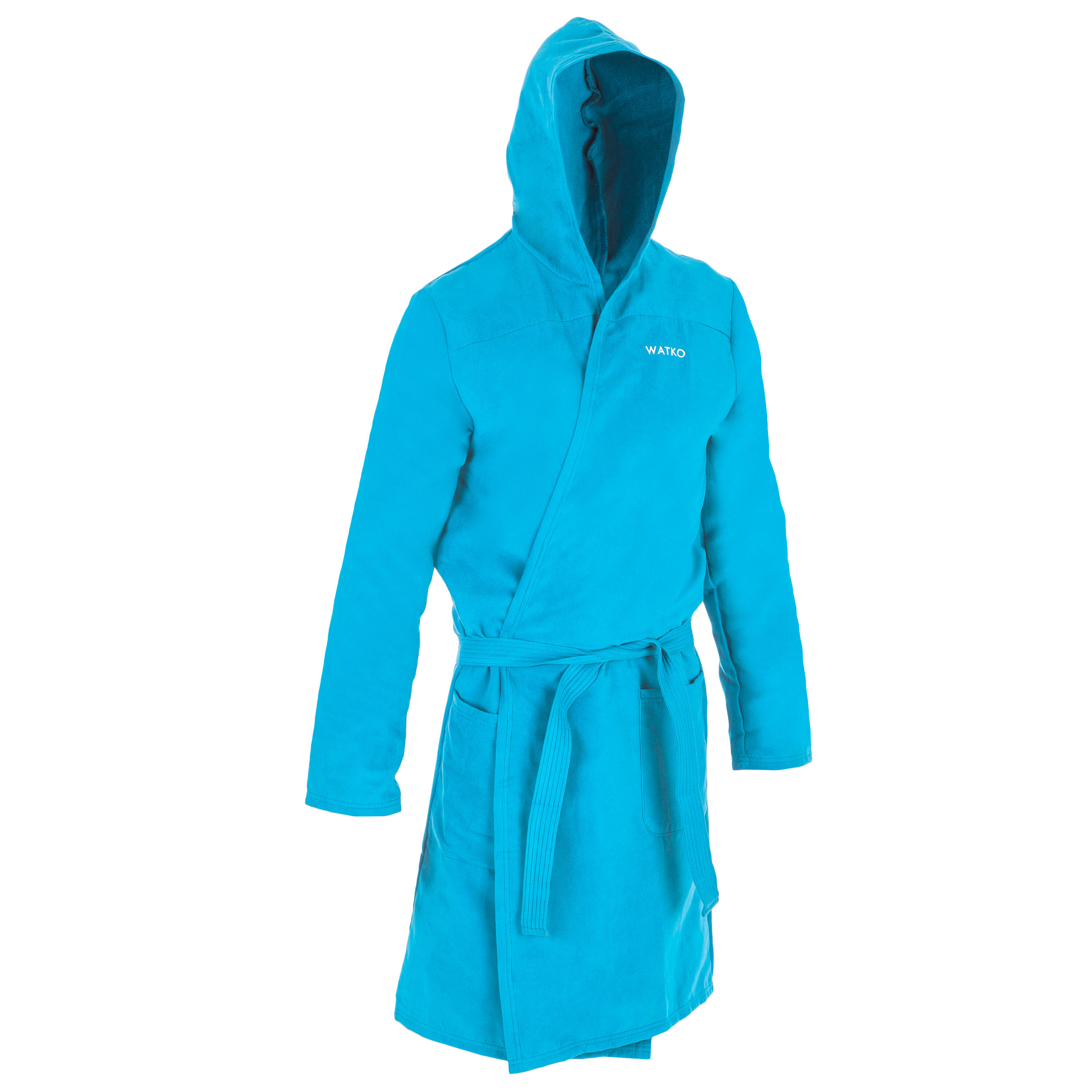 Watko Bademantel 500 Mikrofaser kompakt Herren indigoblau