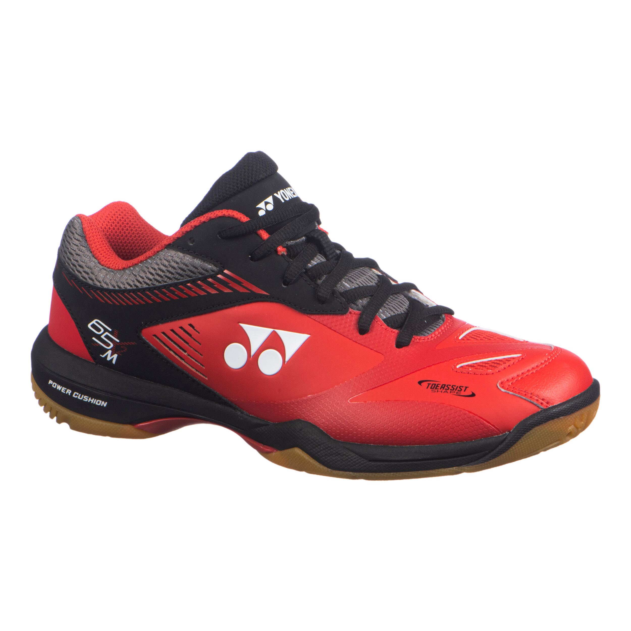 Yonex Badmintonschuhe PC-65 X2 Squashschuhe Indoorsportarten Herren rot/schwarz