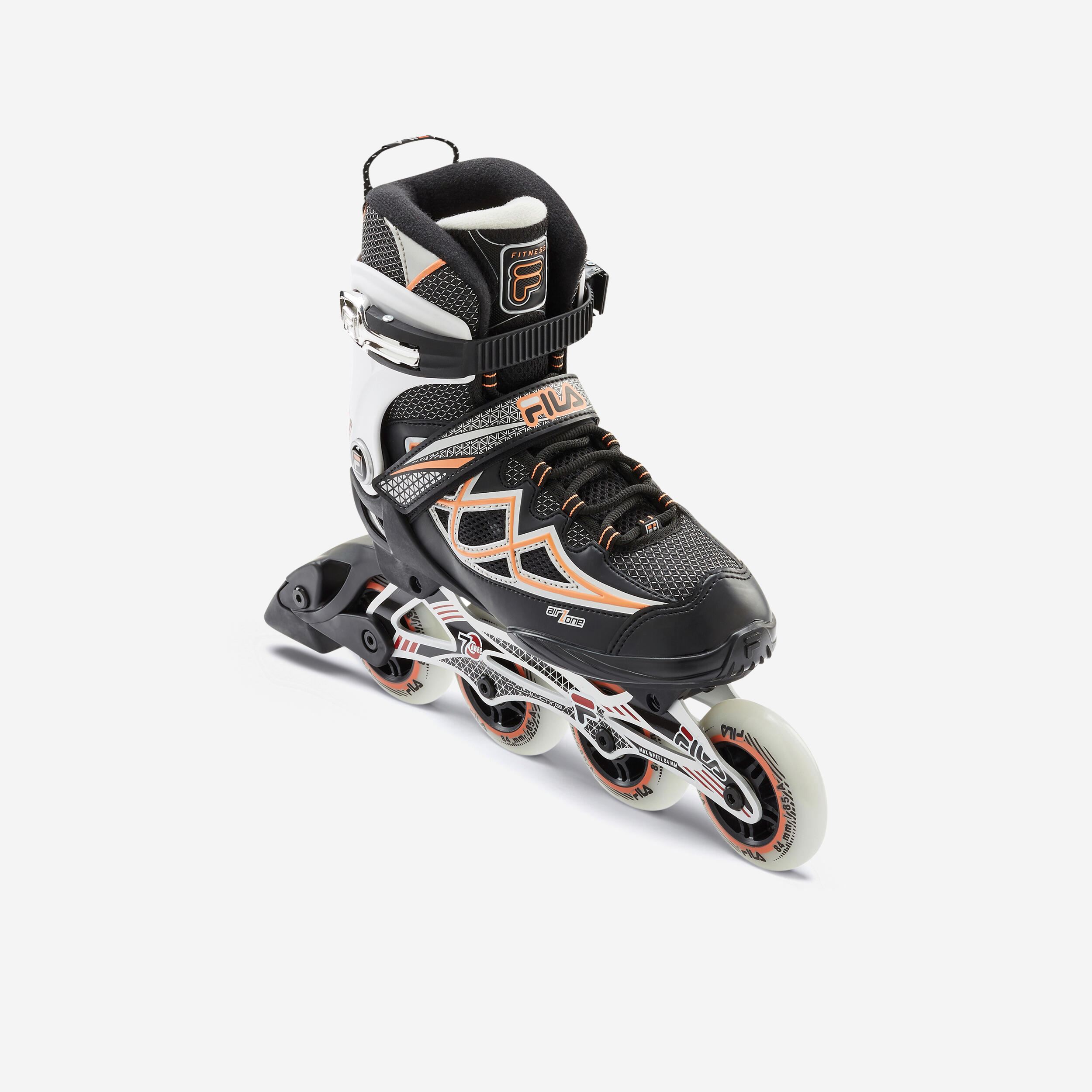 Fila Inline Skates Fitness-Inliner PRIMO AIR ZONE 84 mm Damen schwarz/lachsrot