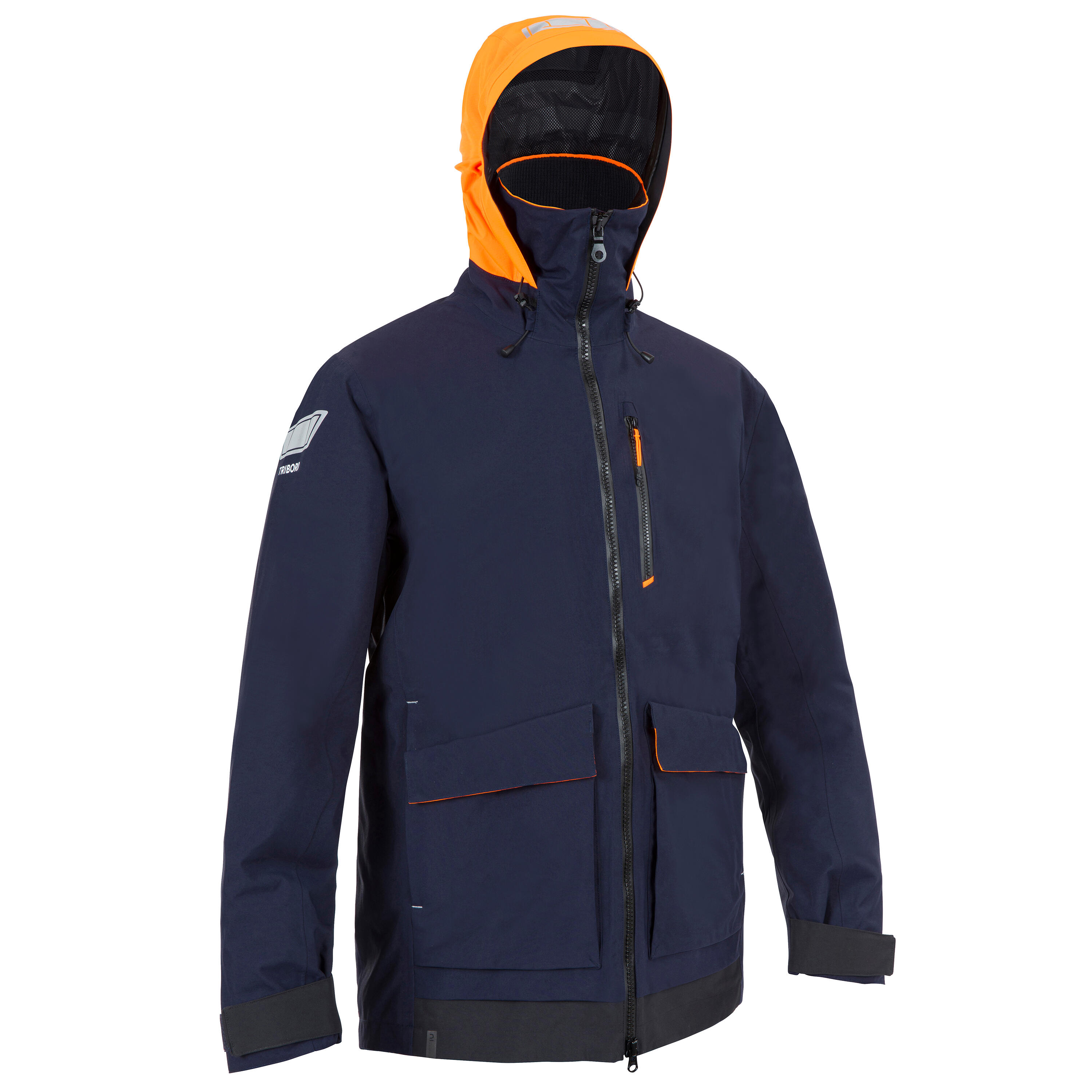 Tribord Segeljacke Herren 500 wasserdicht rot