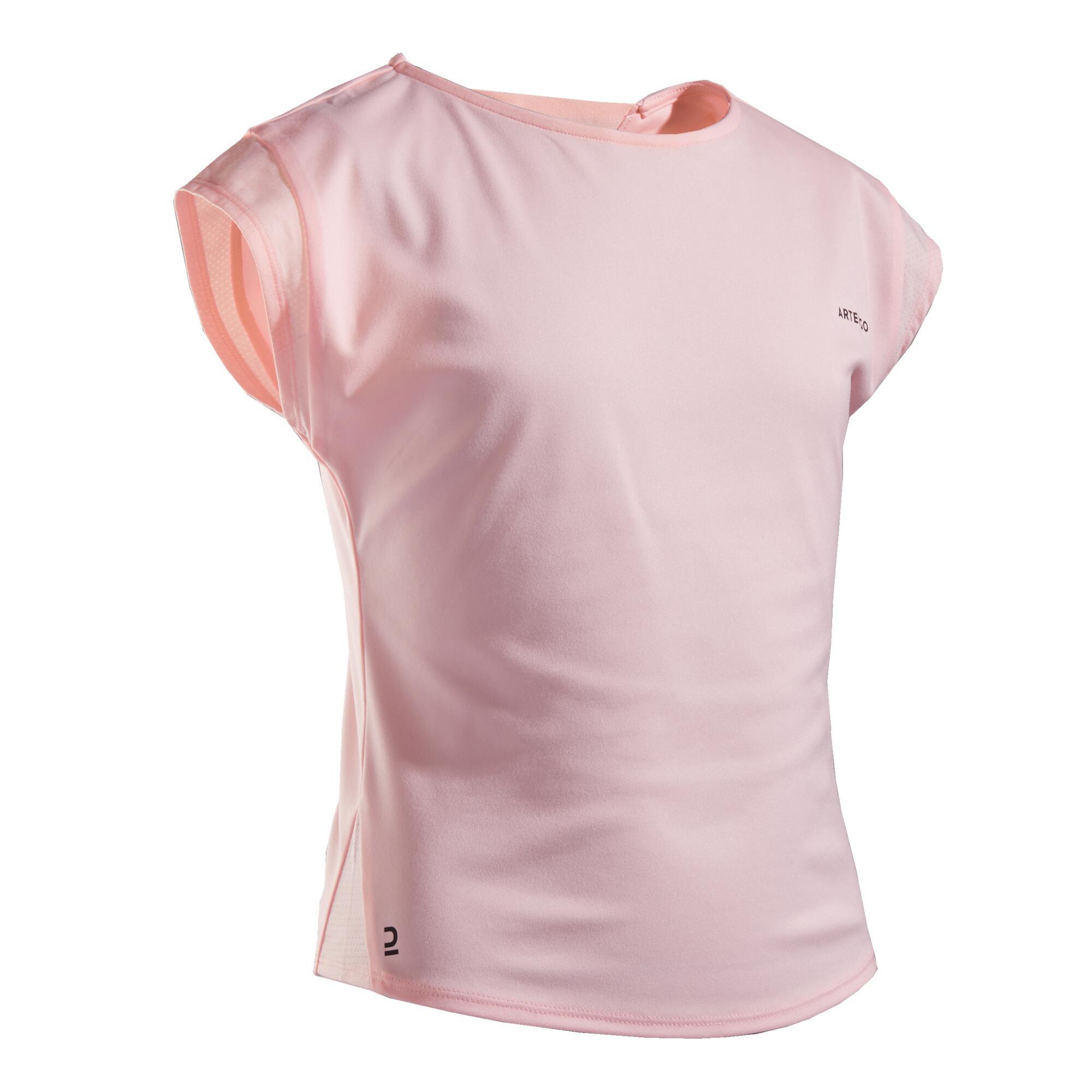 Artengo Tennis T-Shirt Mädchen TTS500 rosa