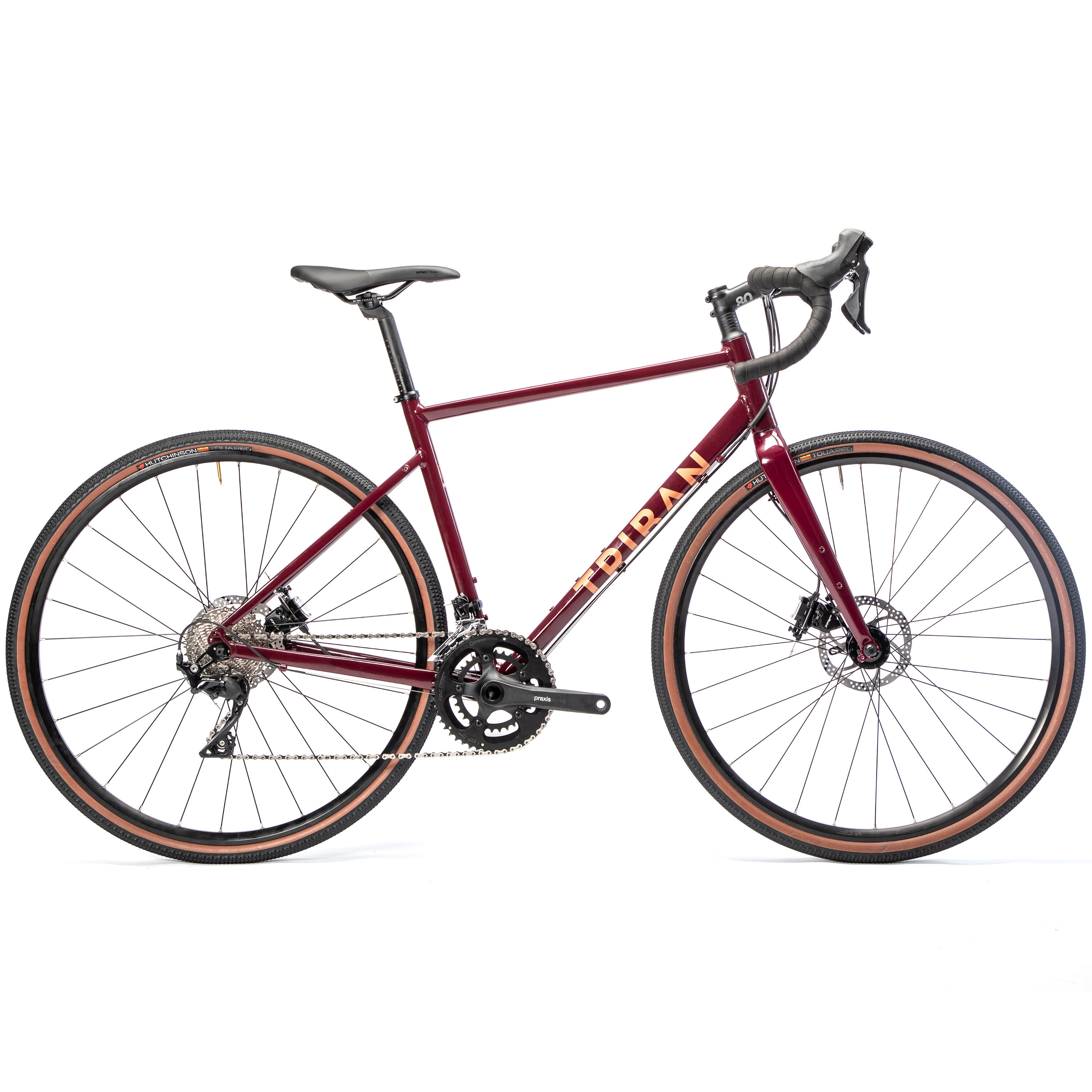 Triban Gravel Bike Damen - GRVL 520 rot