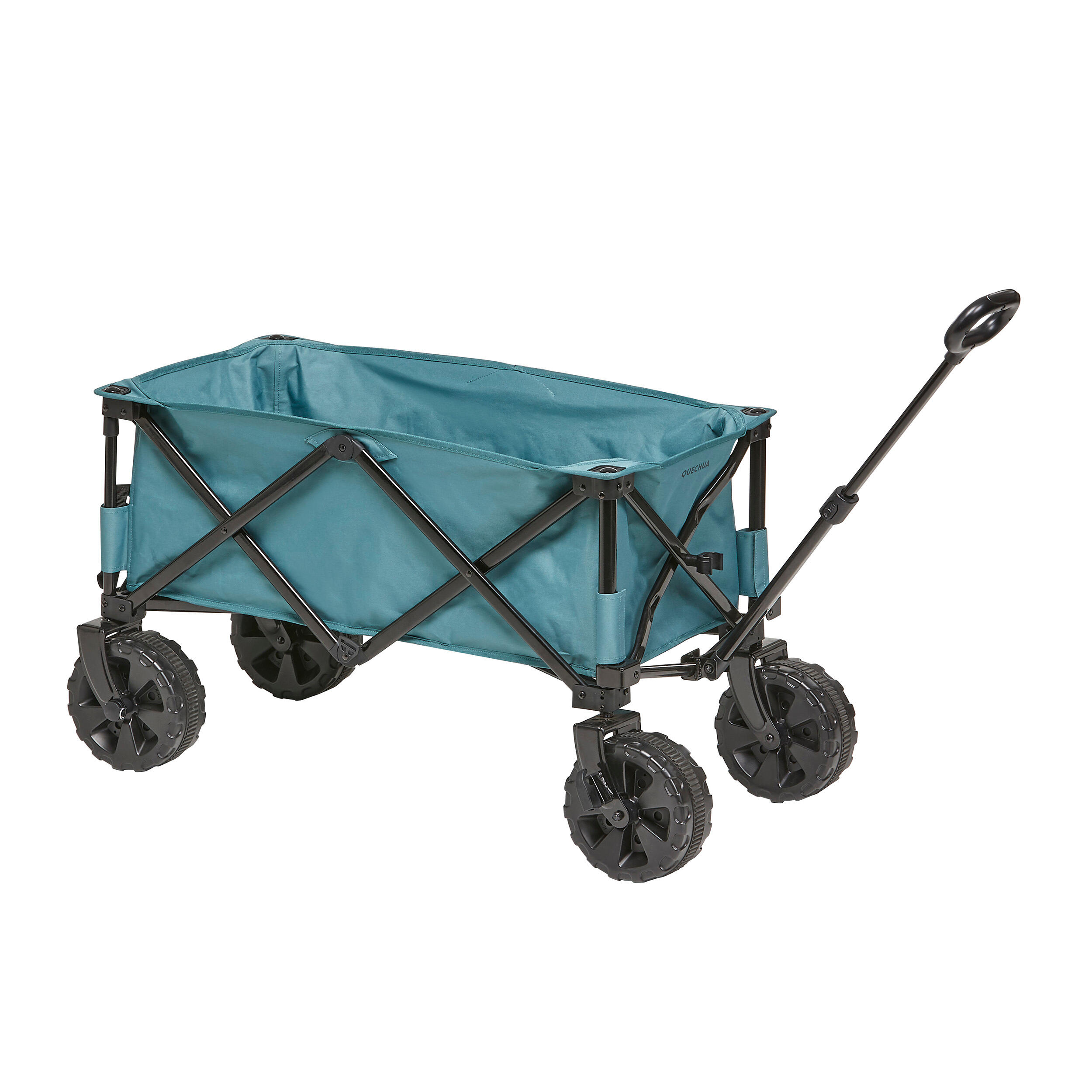 Quechua Bollerwagen Trolley All Road für Familienzelt und Campingausrüstung
