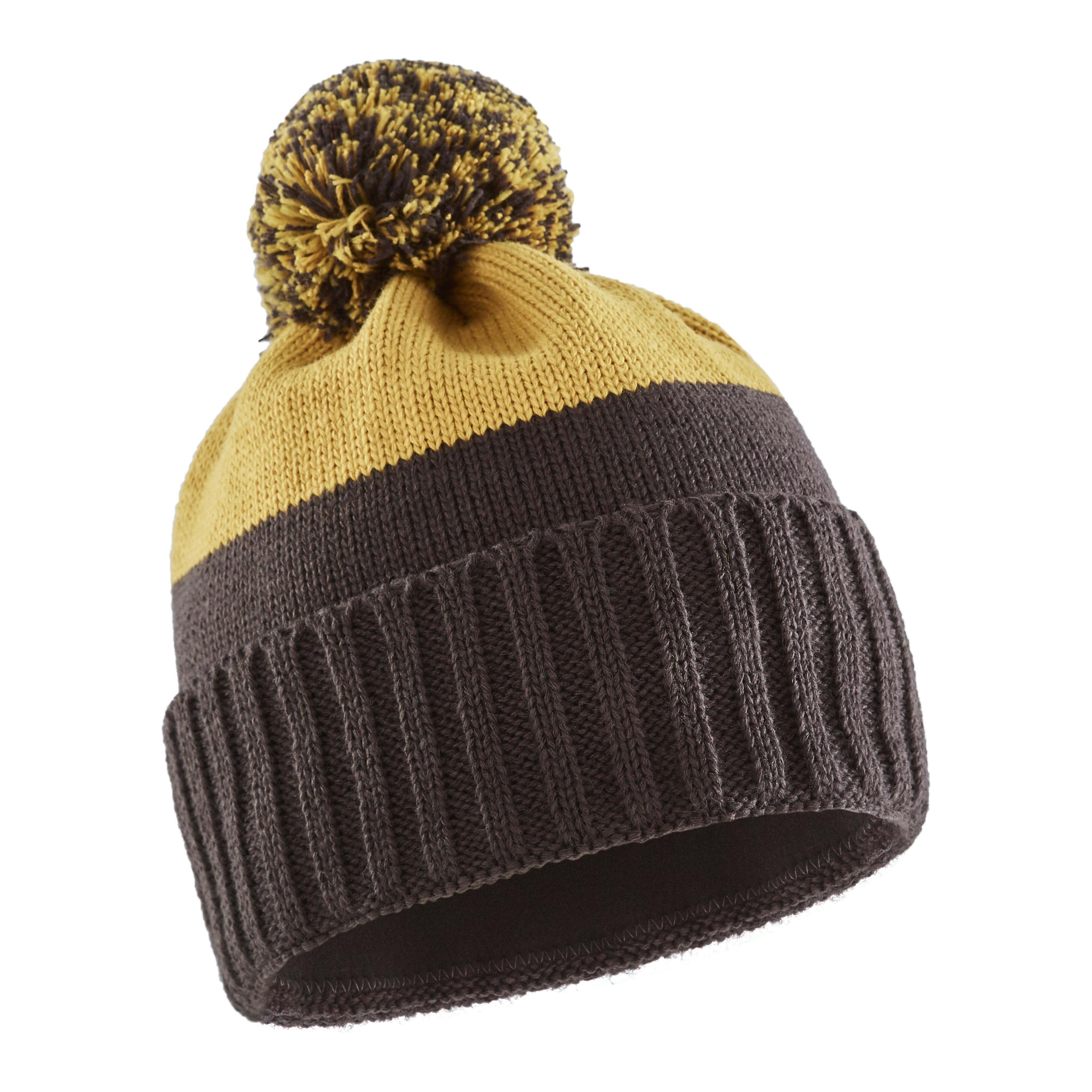 Wedze Skimütze Grand Nord Kinder Streifen blau