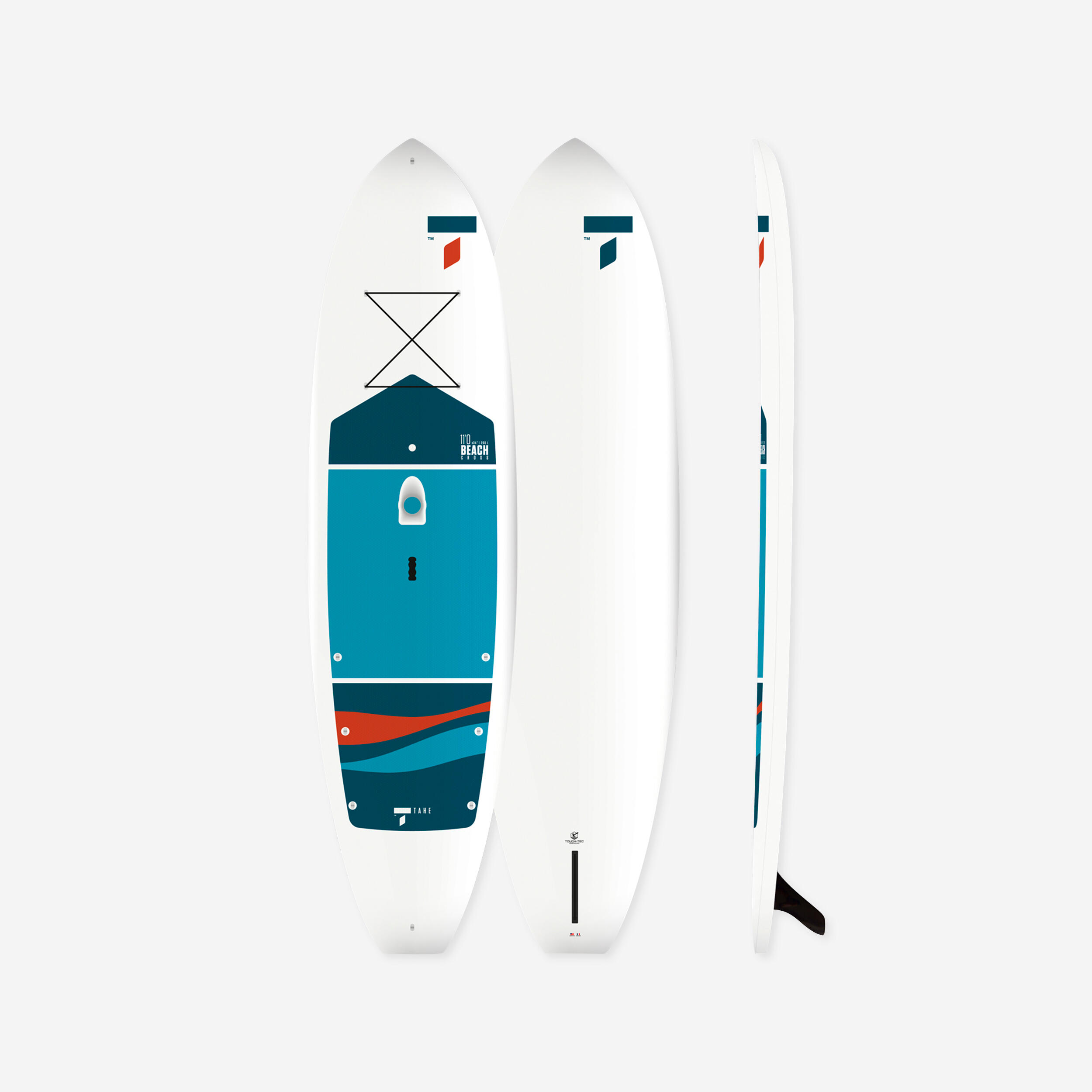 Tahe Outdoors SUP-Paddel Hardboard Tahe Outdoor Beach Cross 11' 260L