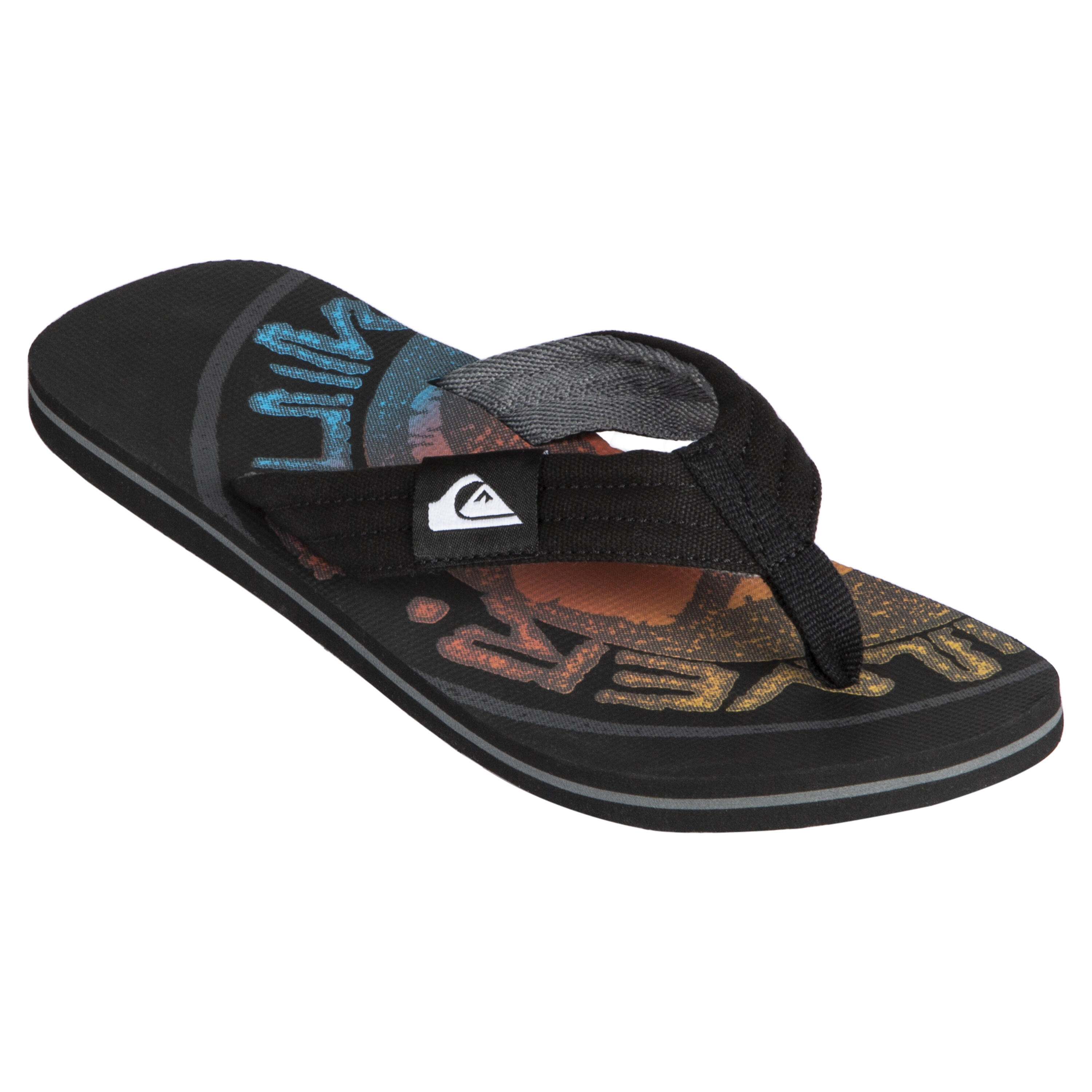Quiksilver Zehensandalen Herren Quiksilver Layback schwarz/orange/blau