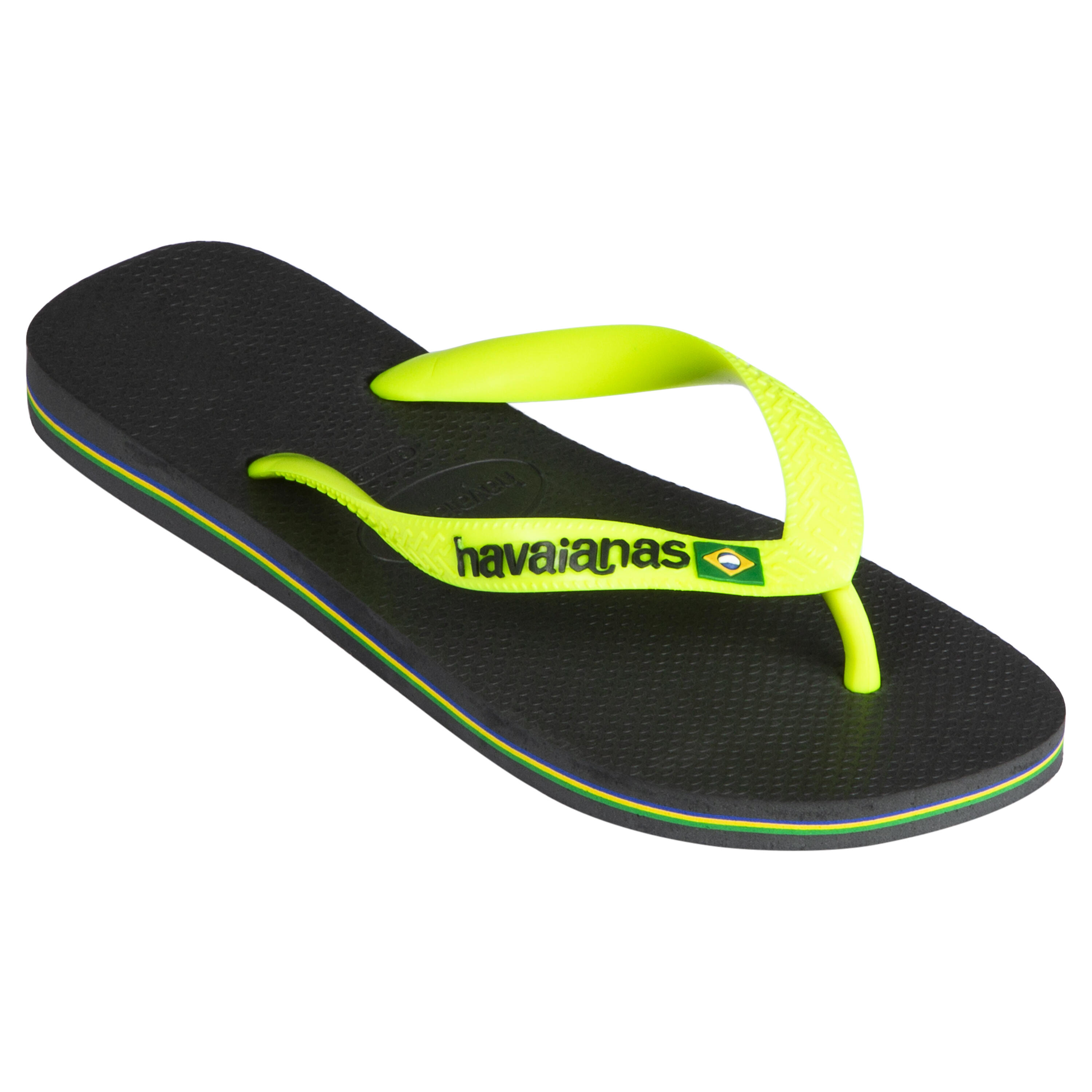 Havaianas Zehensandalen Herren Havaianas Logo schwarz/gelb