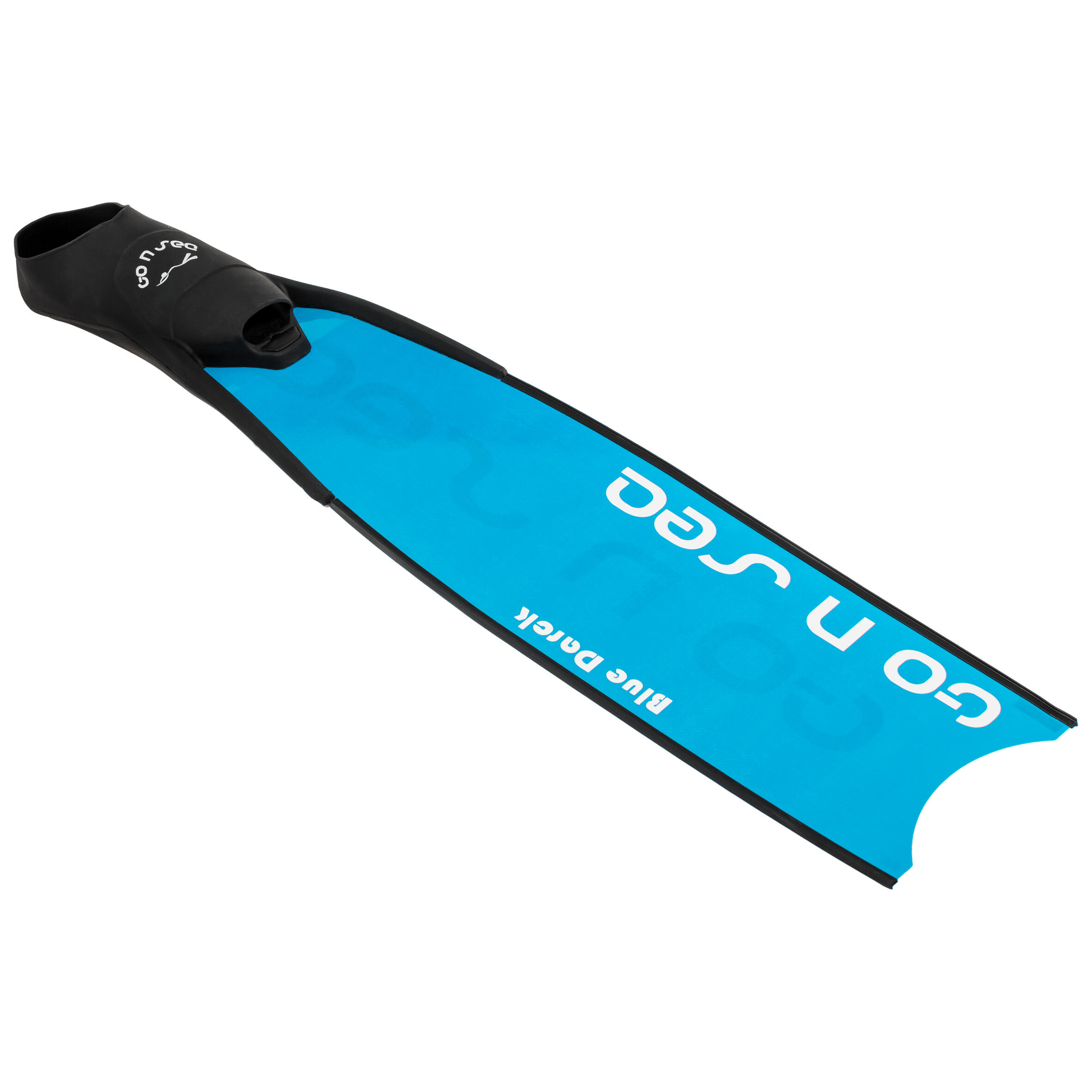 Go N Sea Flossen Freediving GO N SEA ‒ BLUE DARCK mit Flossenblatt aus Glasfaser blau