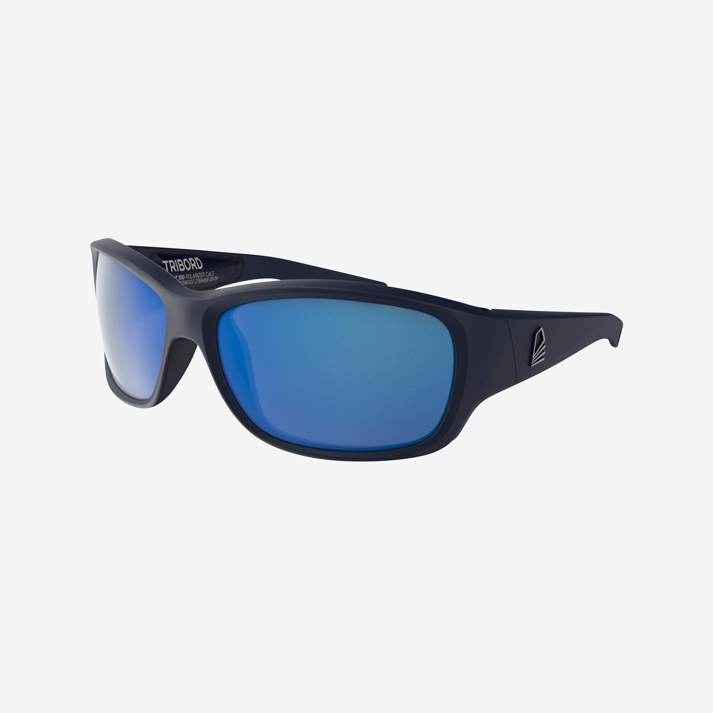 Tribord Sonnenbrille Segeln 100 schwimmfähig polarisierend Kat. 3 Größe S blau