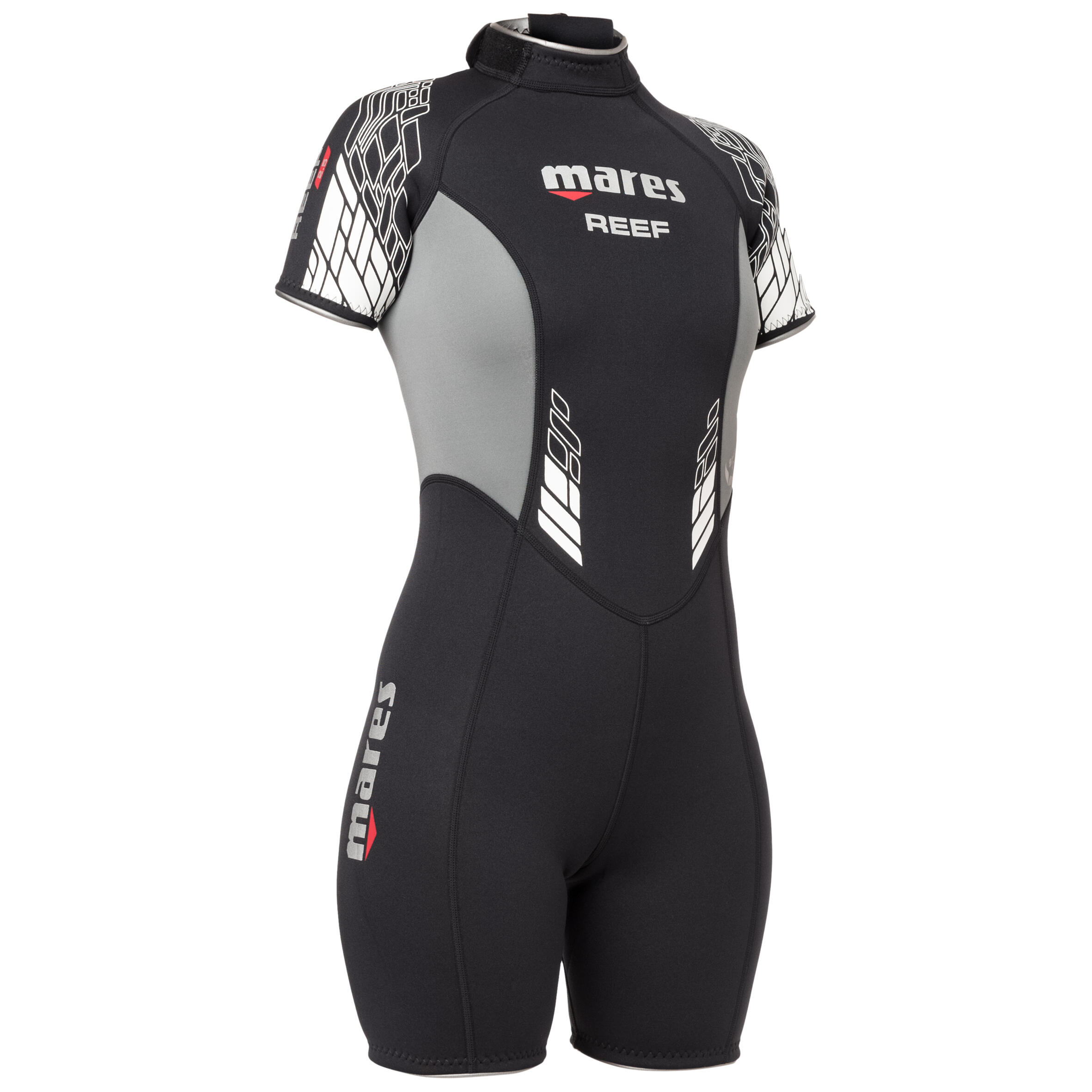Mares Neopren Shorty Gerätetauchen Damen Mares Reef 2,5 mm schwarz/grau
