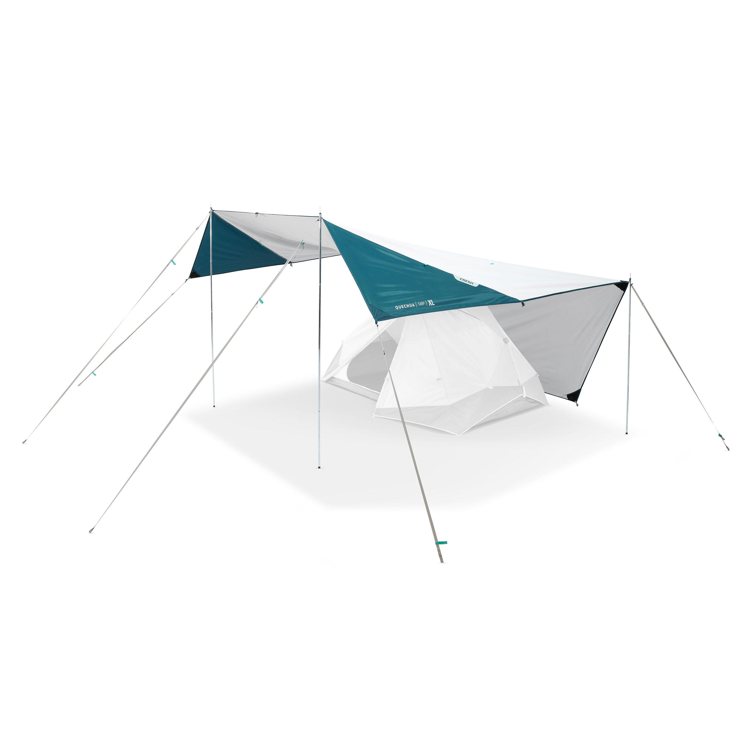 Quechua Tarp Schutzplane Camping Multifunktion Fresh XL