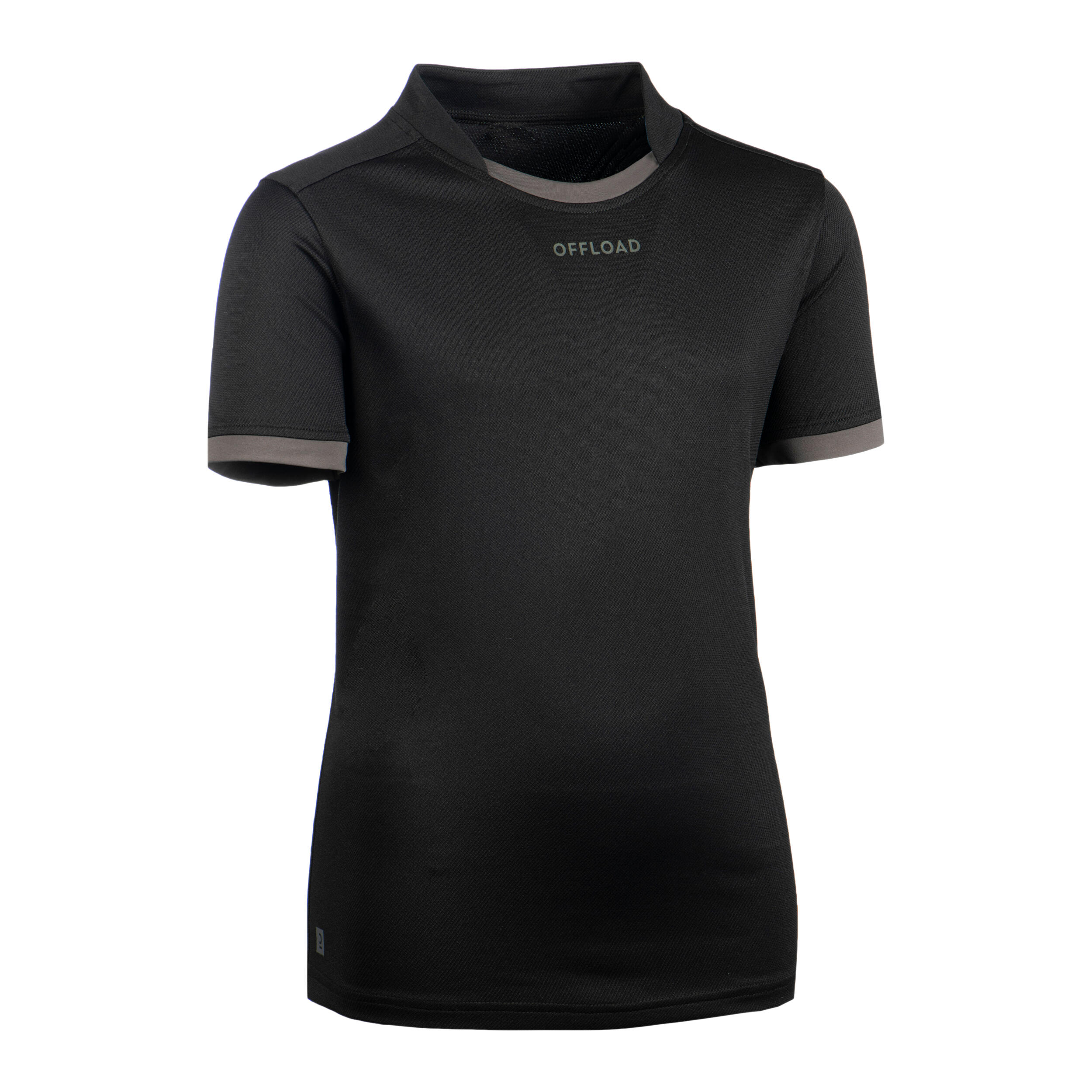 Offload Rugbytrikot R100 Kinder schwarz