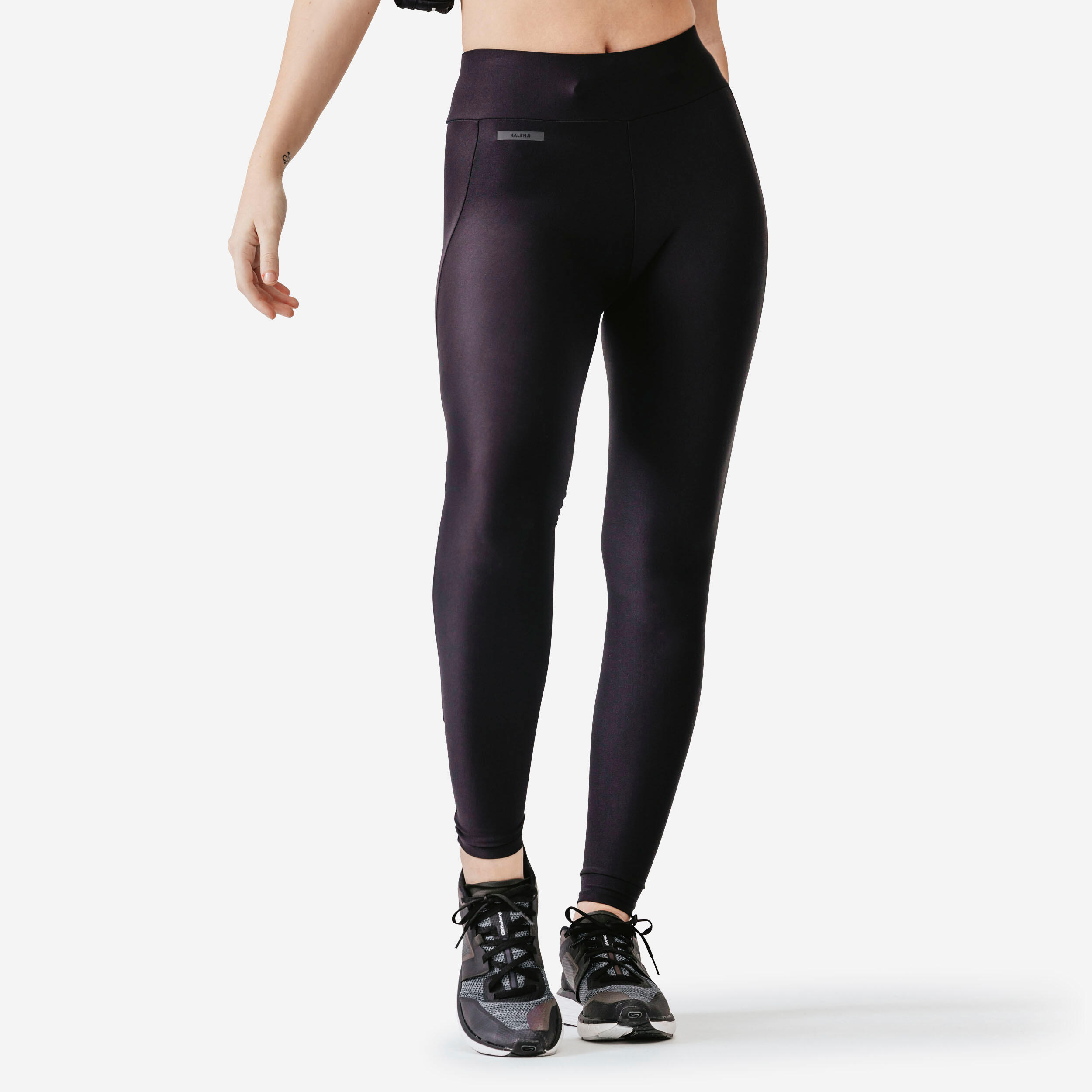 Kalenji Laufhose lang Tights Dry Damen schwarz