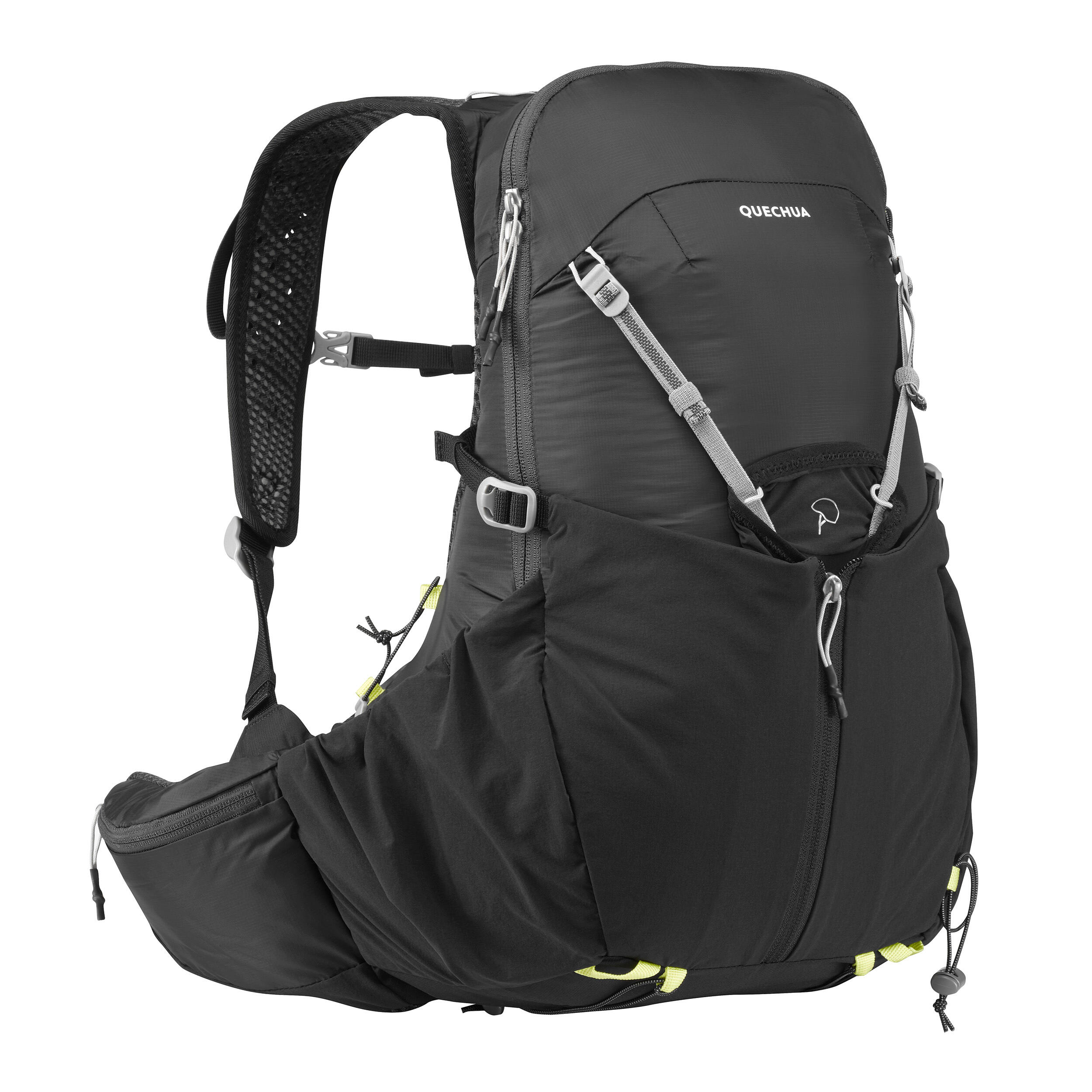 Quechua Rucksack Speed Hiking FH500 ultraleicht 17 Liter schwarz