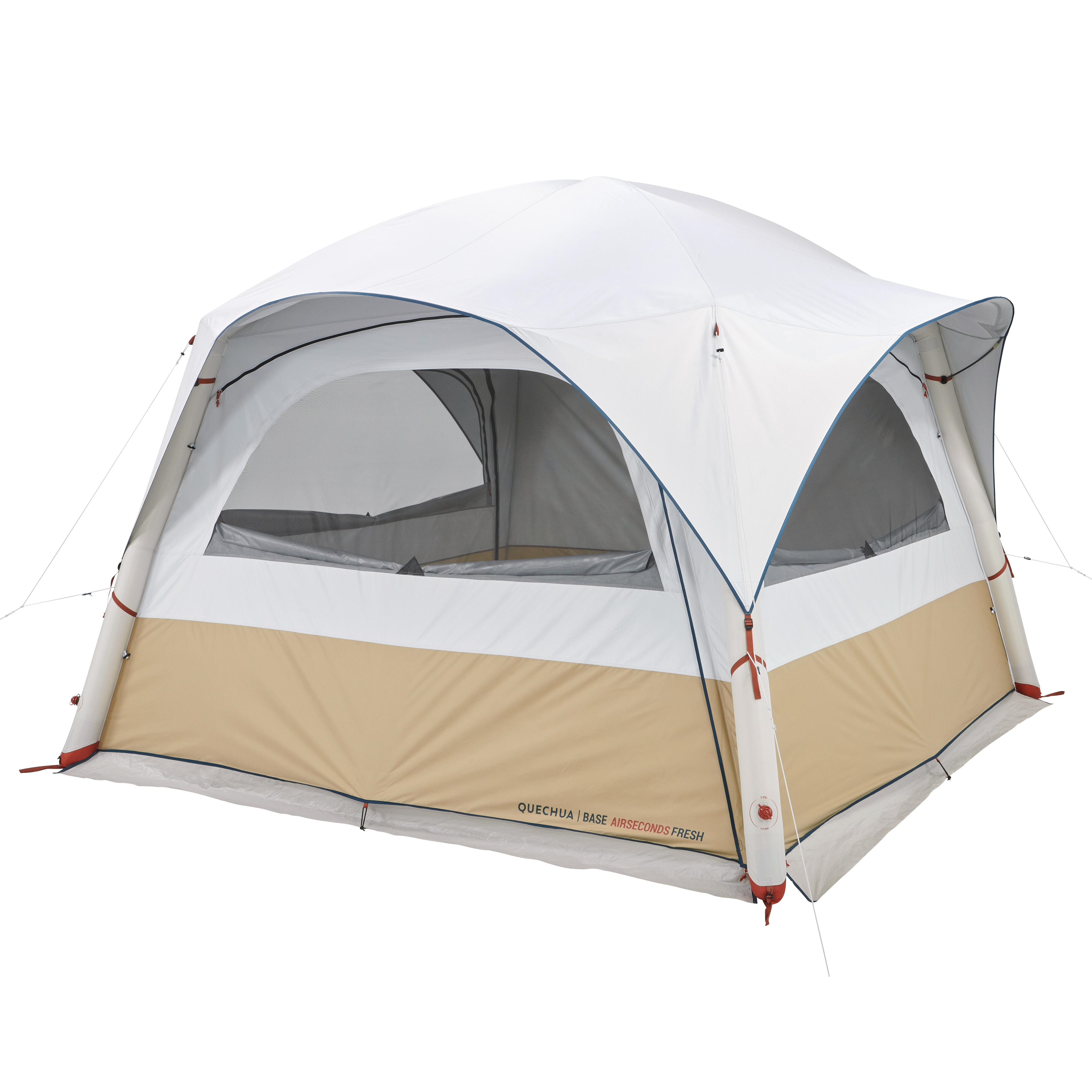 Quechua Aufenthaltszelt aufblasbar Base Air Seconds Fresh für 8 Personen