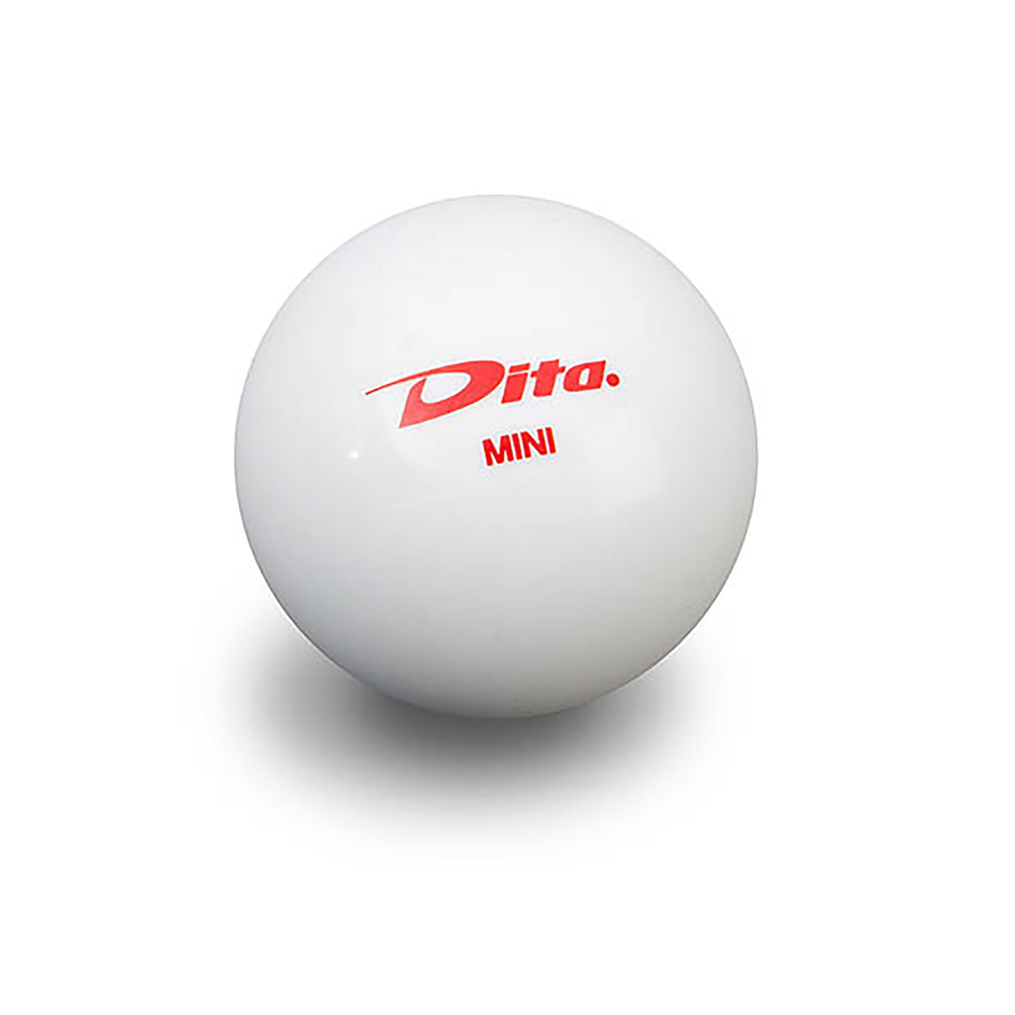 Dita Hockeyball für Feldhockey Glatt Leicht Mini weiss