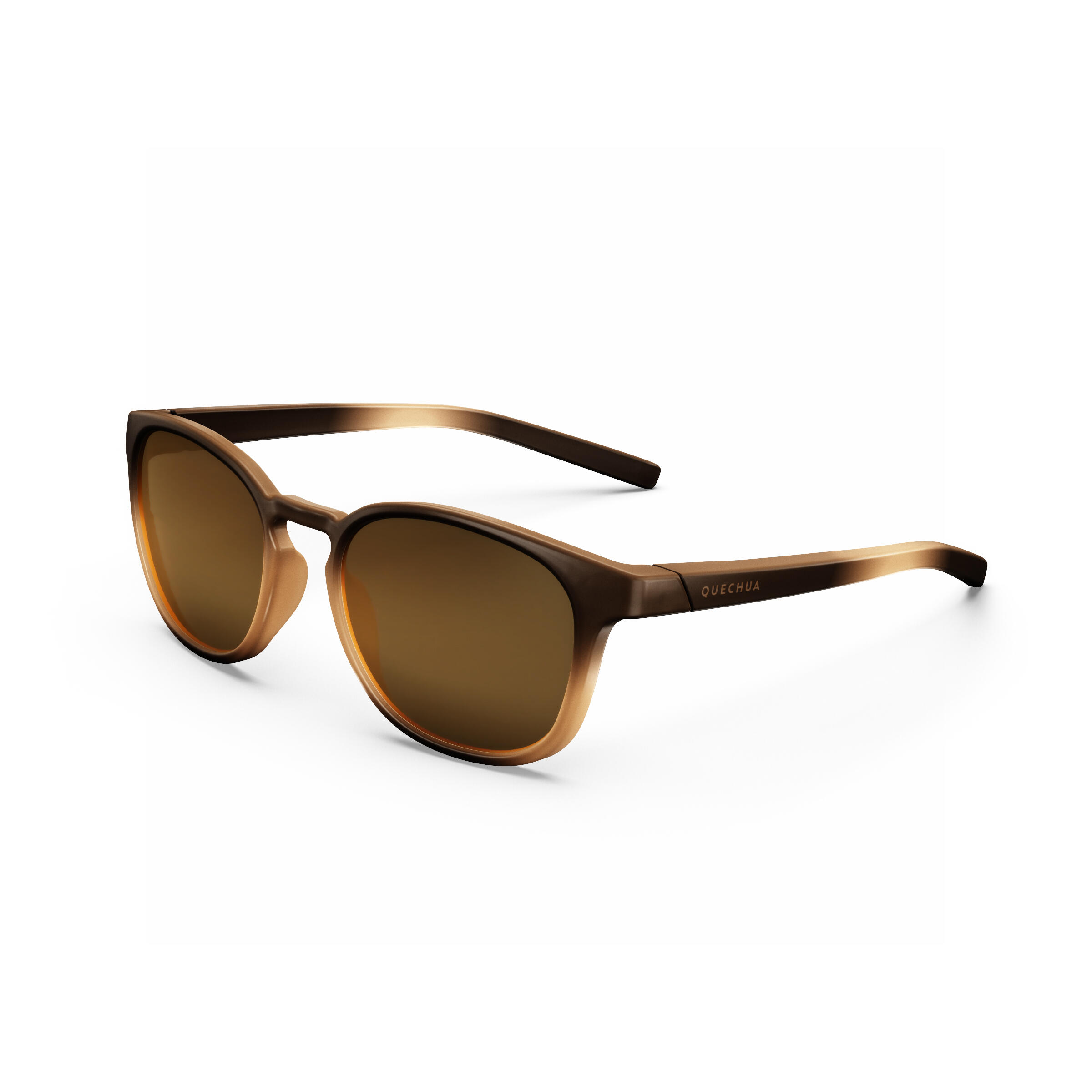 Quechua Sonnenbrille Wandern MH160 Erwachsene Kategorie 3 braun