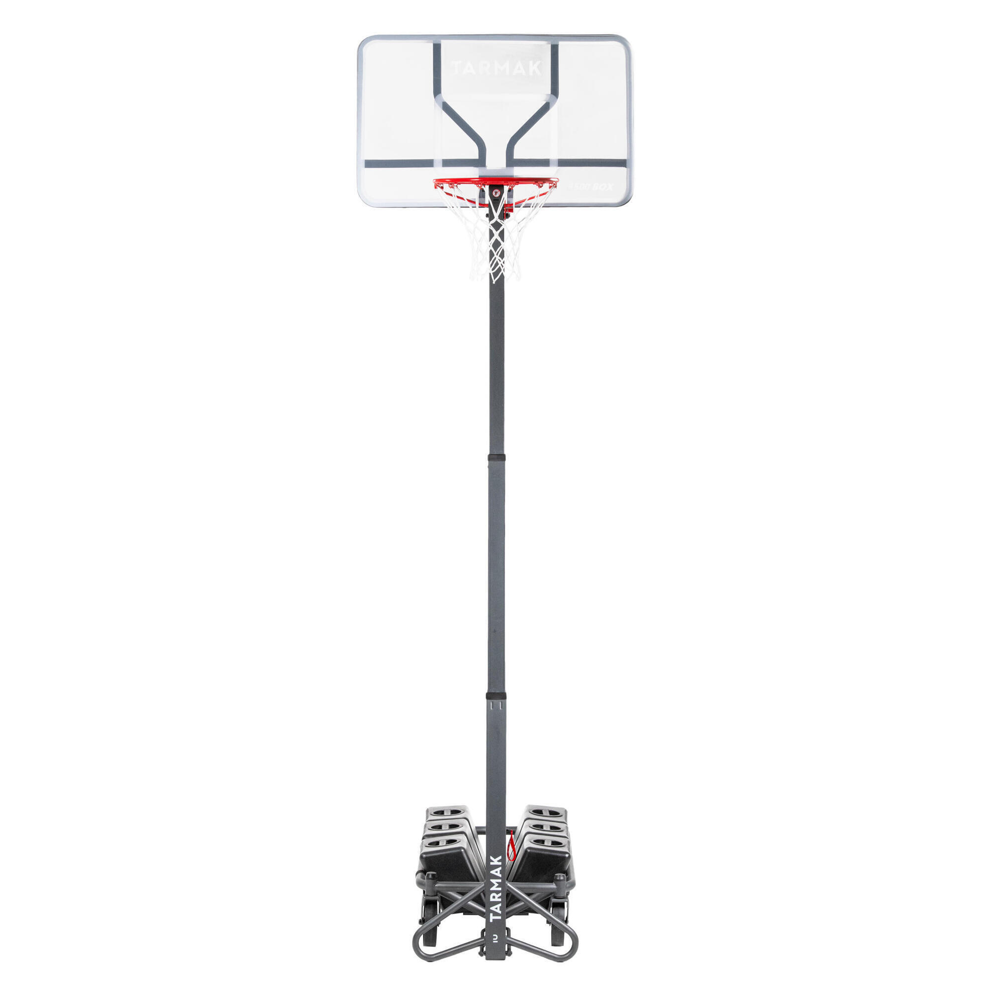 Tarmak Basketball-Korbanlage B500 Box für Kinder/Damen/Herren 3,05 mAuf-/Abbau in 1 Min