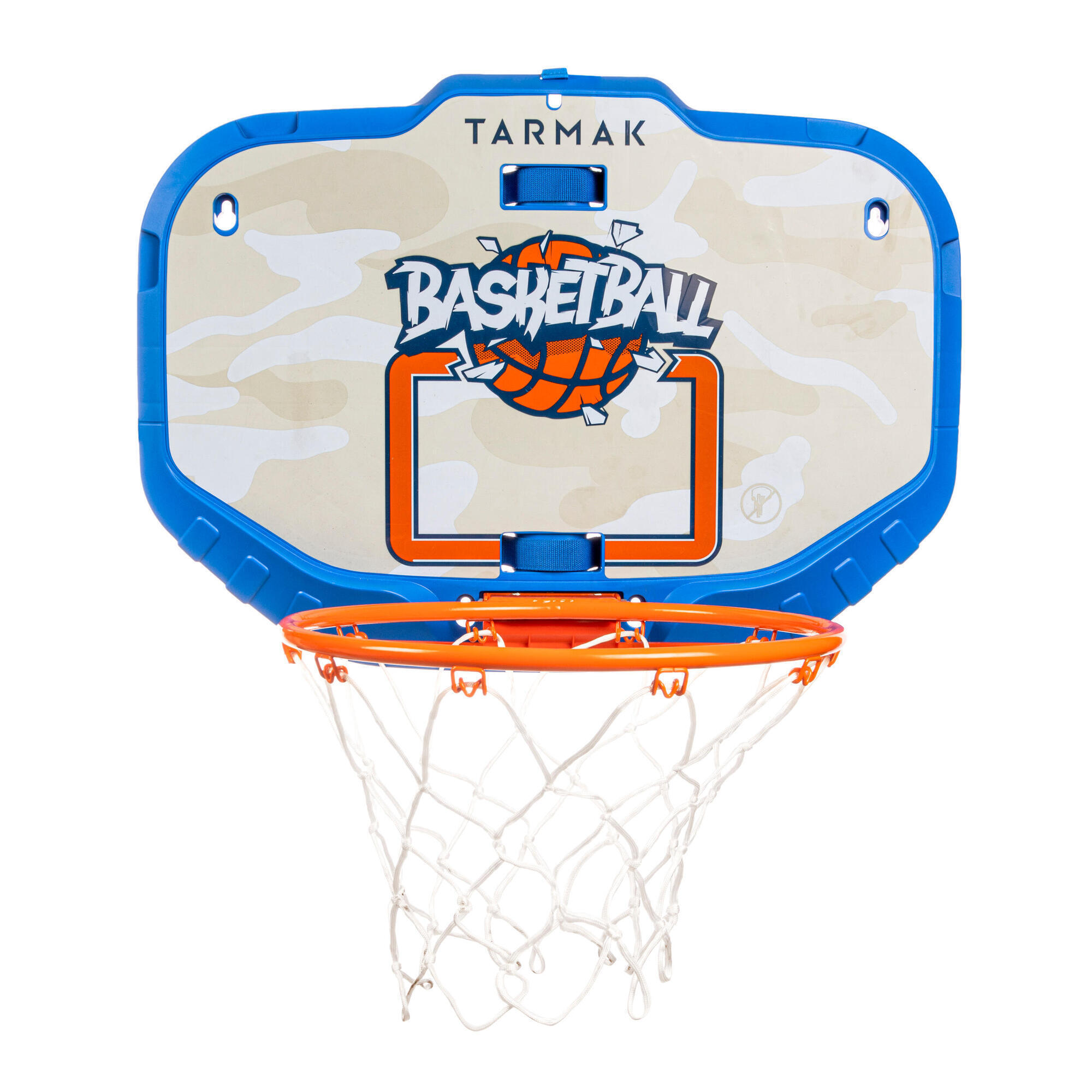 Tarmak Basketballkorb Set K900 Kinder/Erwachsene blau/orange