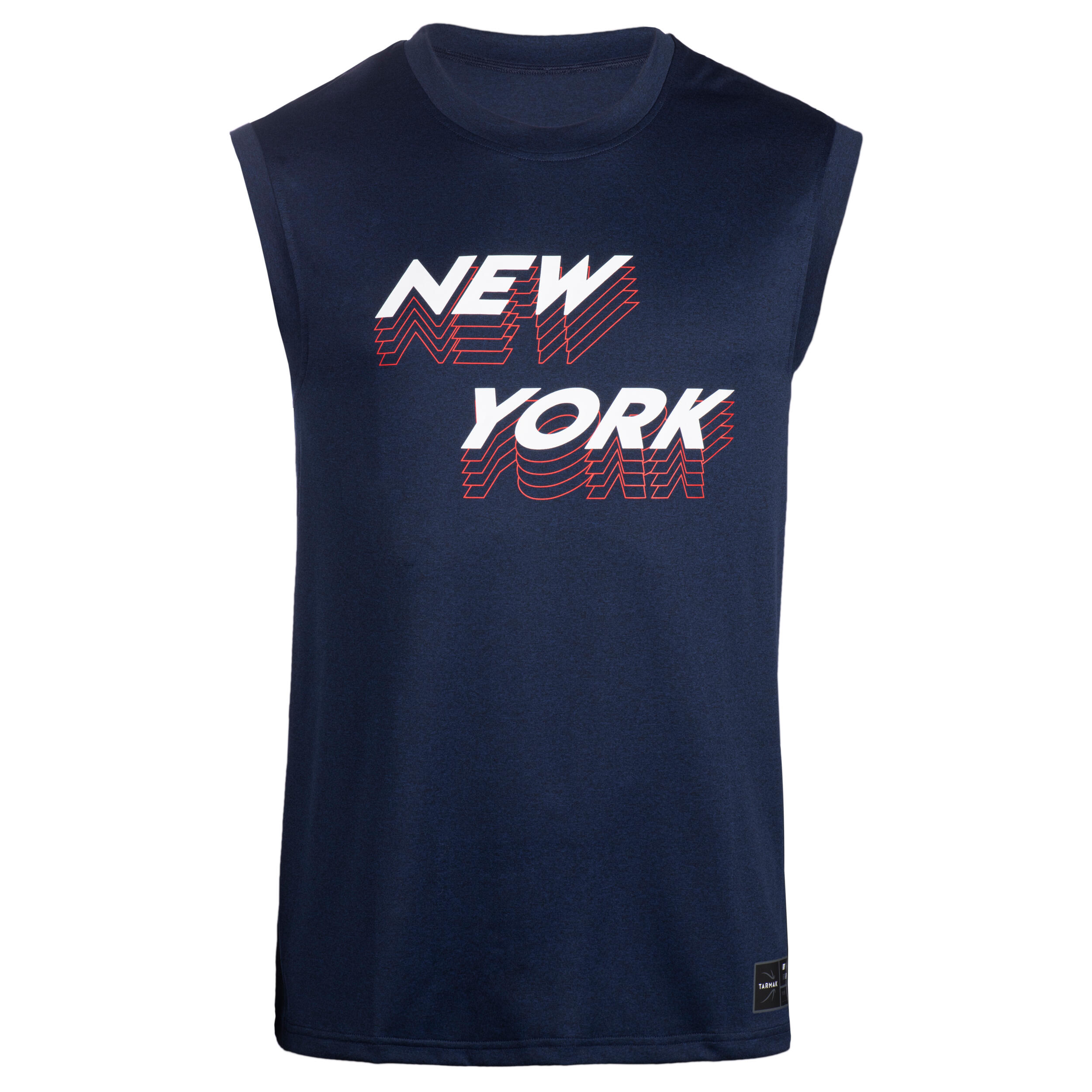 Tarmak Basketballtrikot TS500 ärmellos Fast New York Herren blau