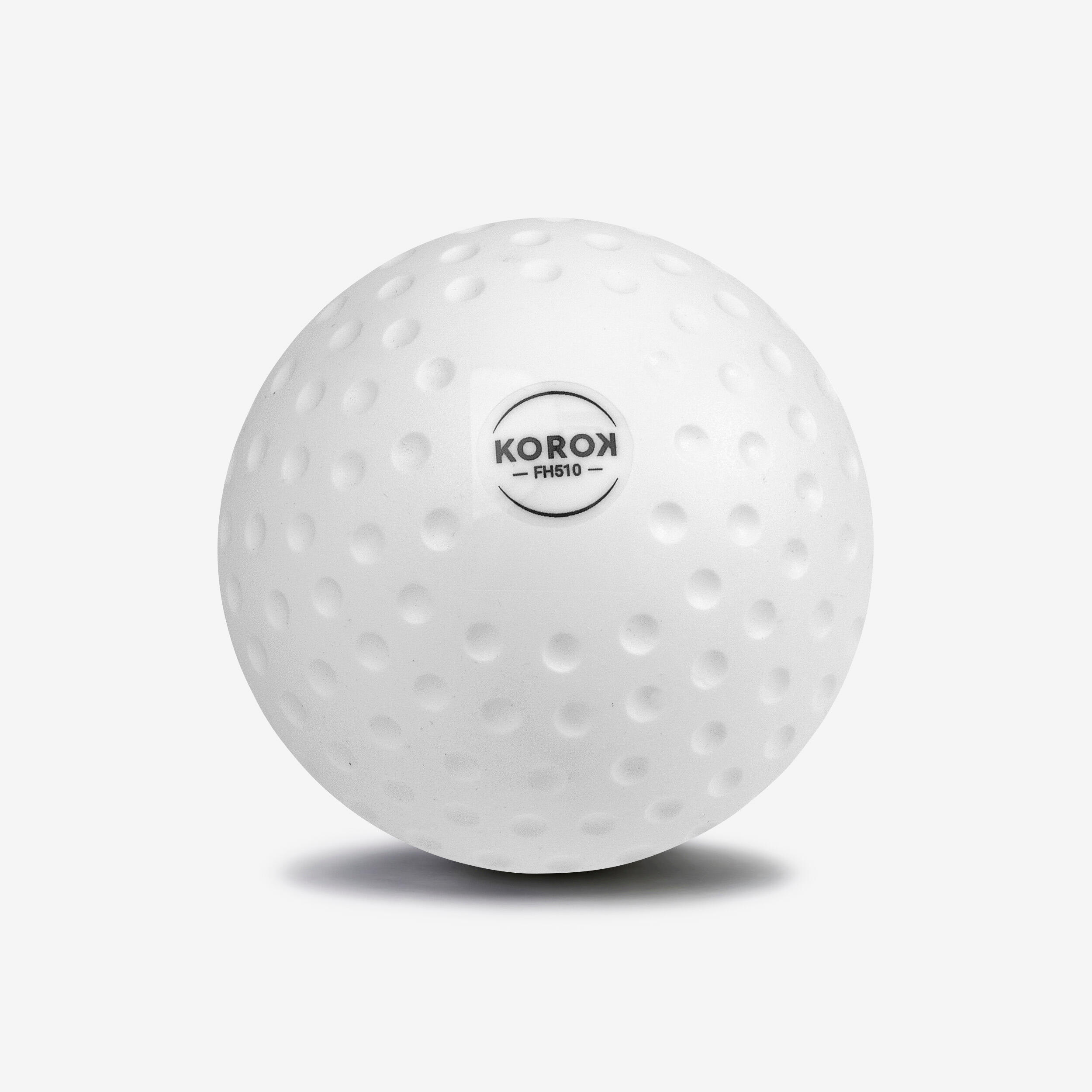 Korok Feldhockeyball FH510 mit Dimples weiss