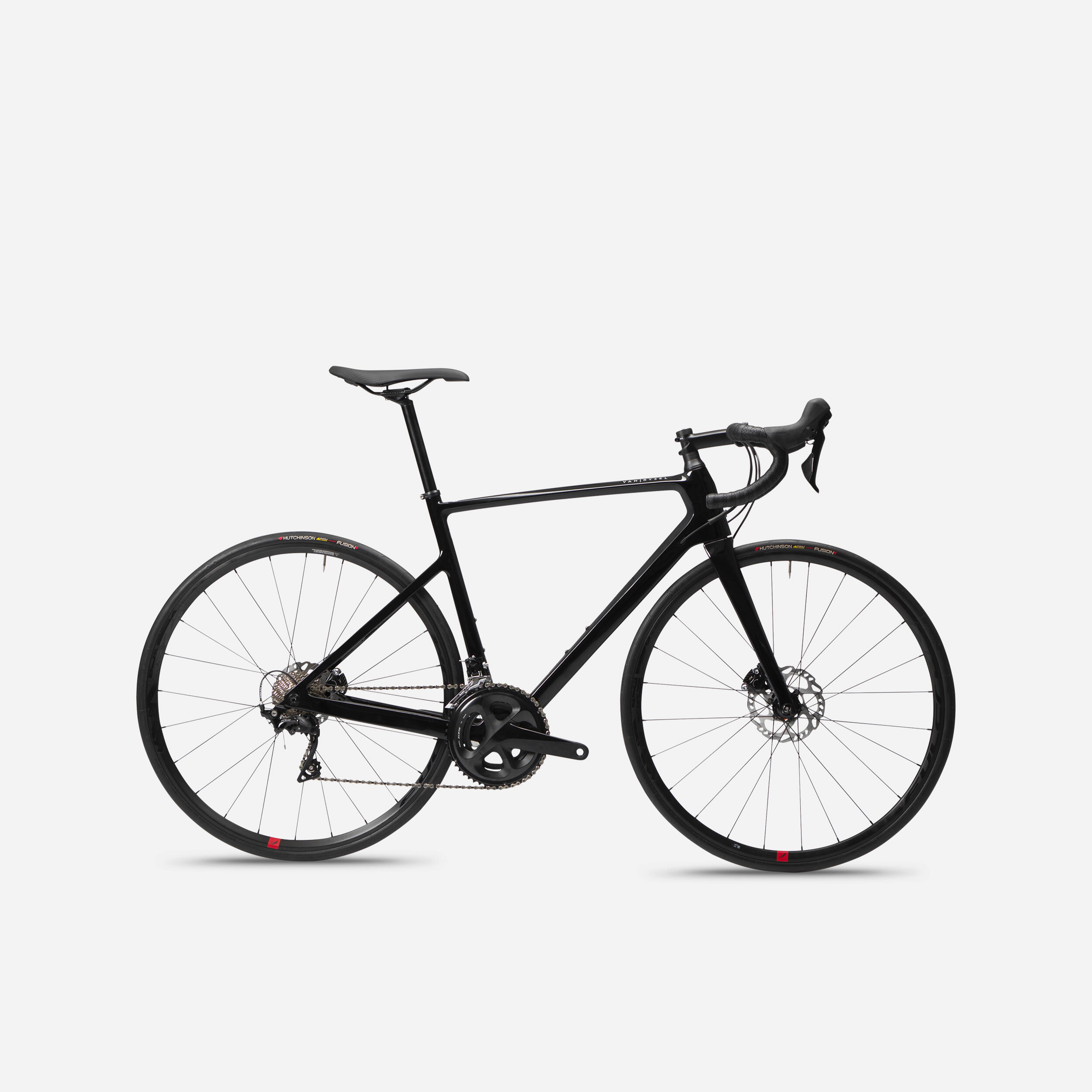 Van Rysel Rennrad Racing EDR CF 105 Disc schwarz