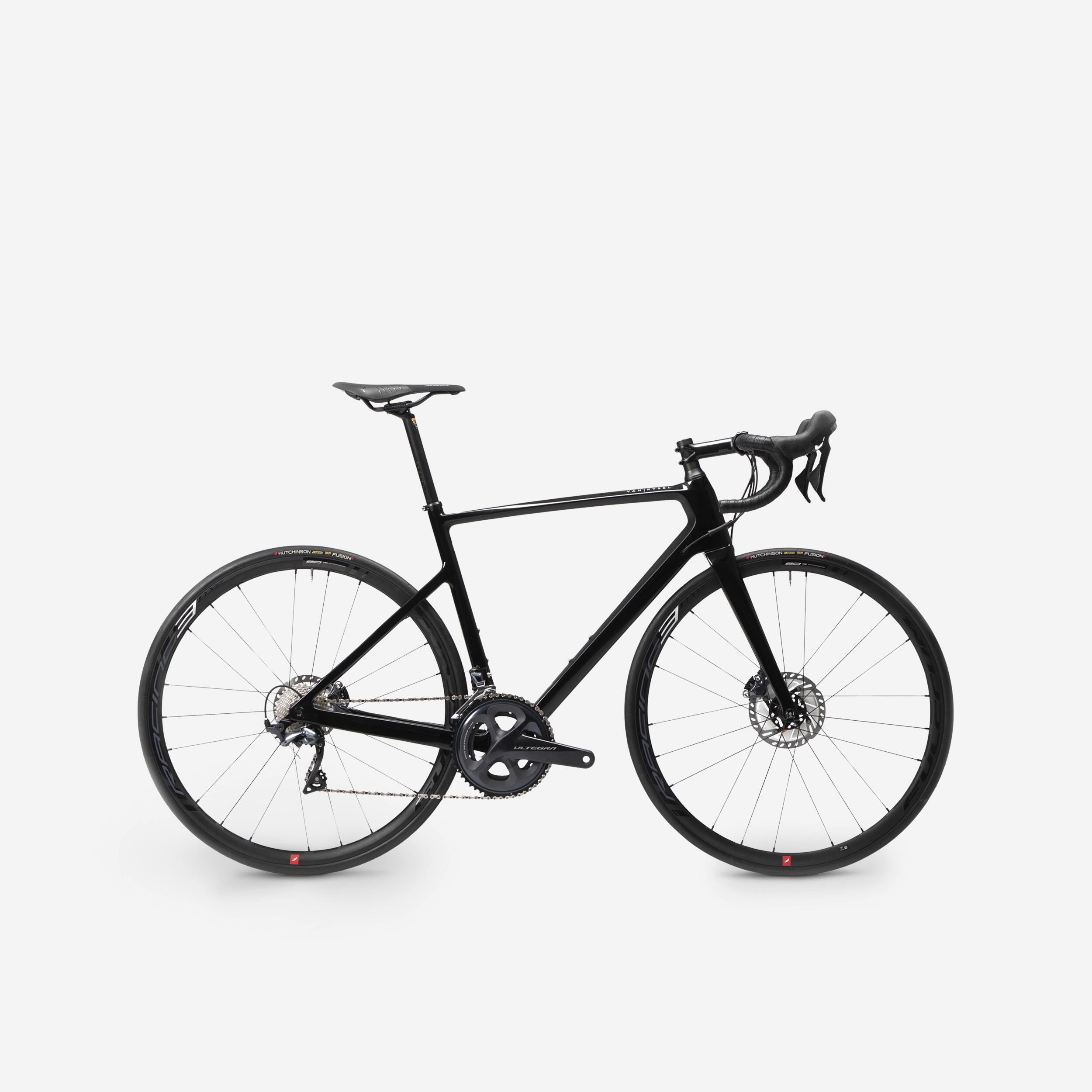 Van Rysel Rennrad EDR CF Ultegra Disc schwarz