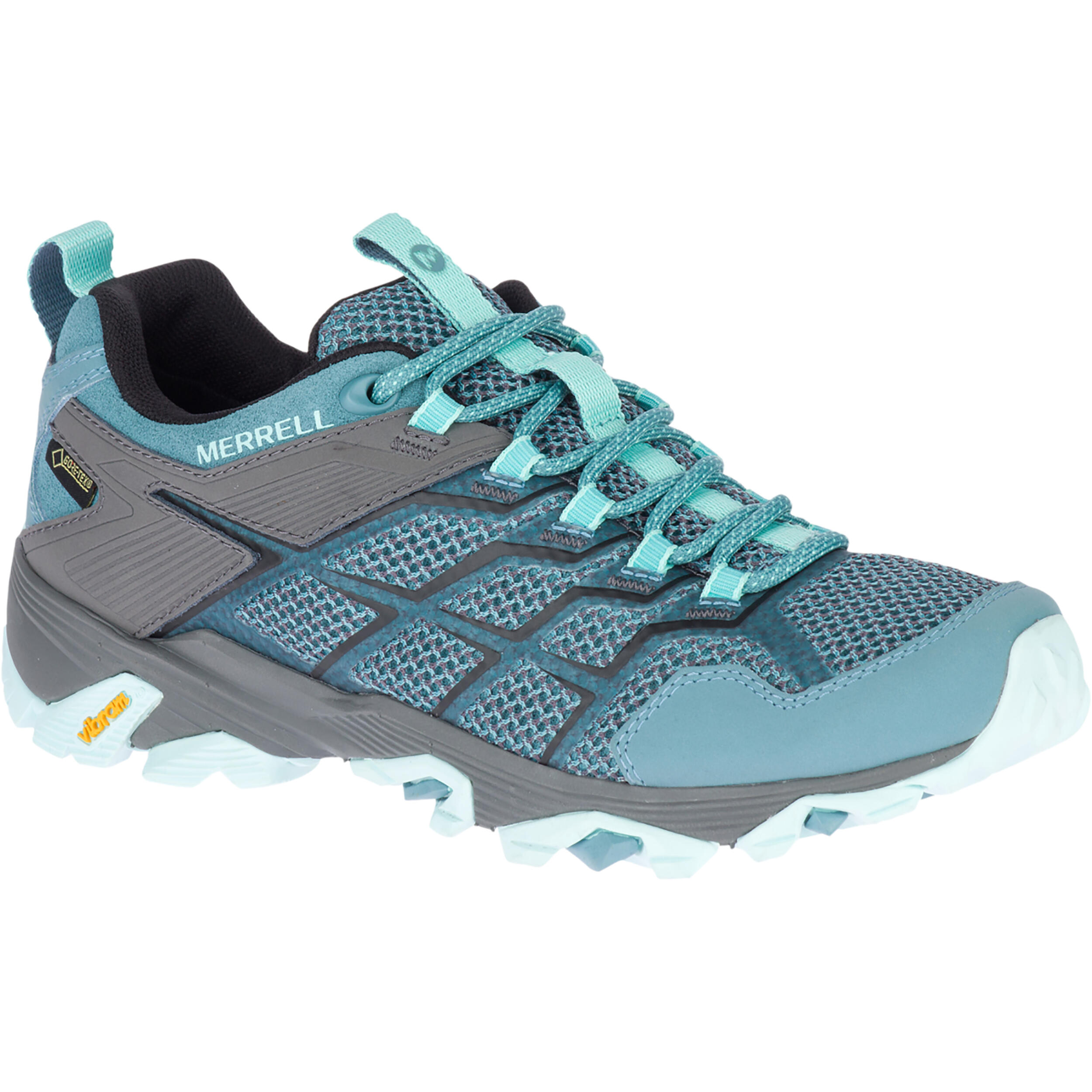 Merrell Wanderschuhe Bergwandern Merrell Moab FST wasserdicht Damen blau