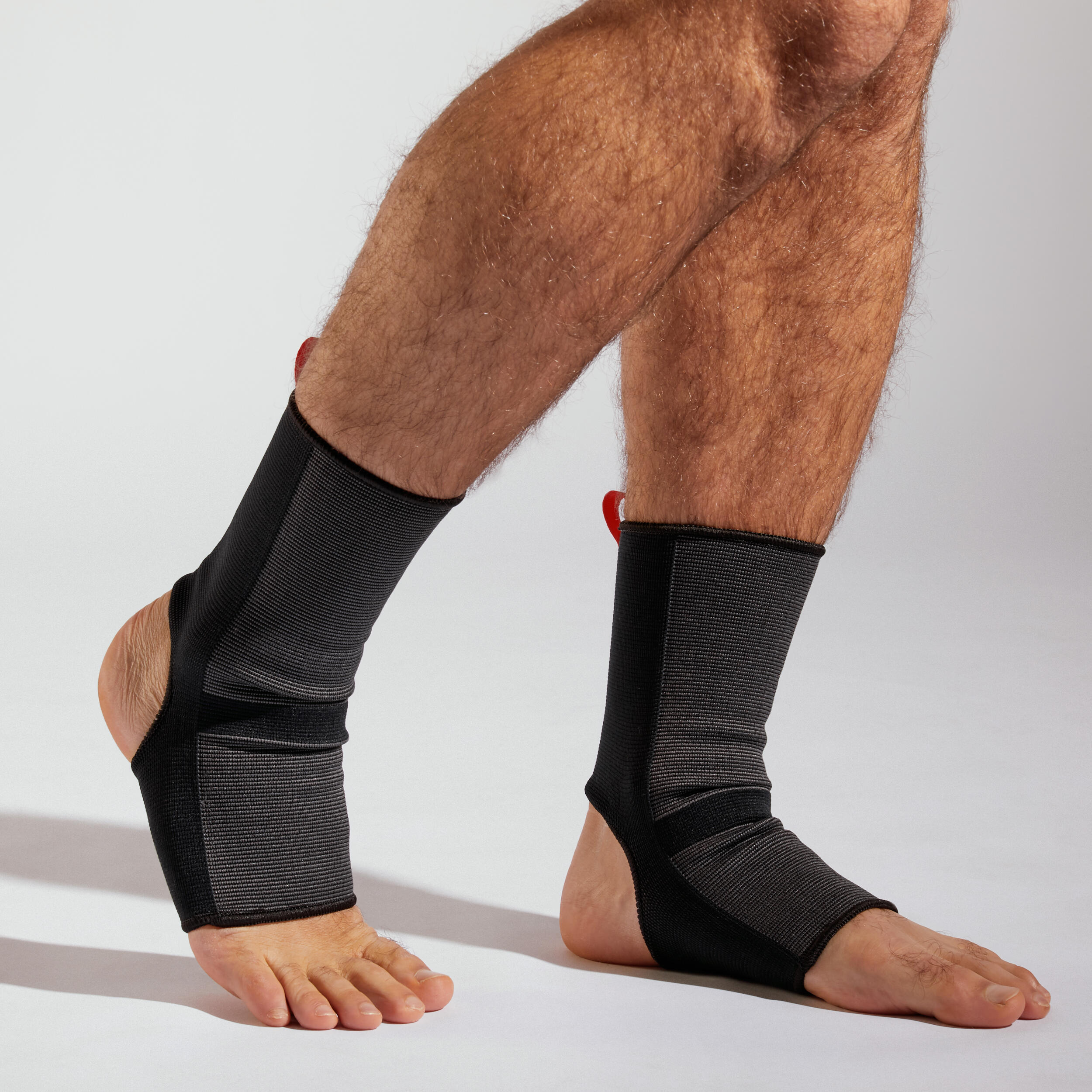 Outshock Knöchelsocken Thaiboxen Erwachsene rot/schwarz
