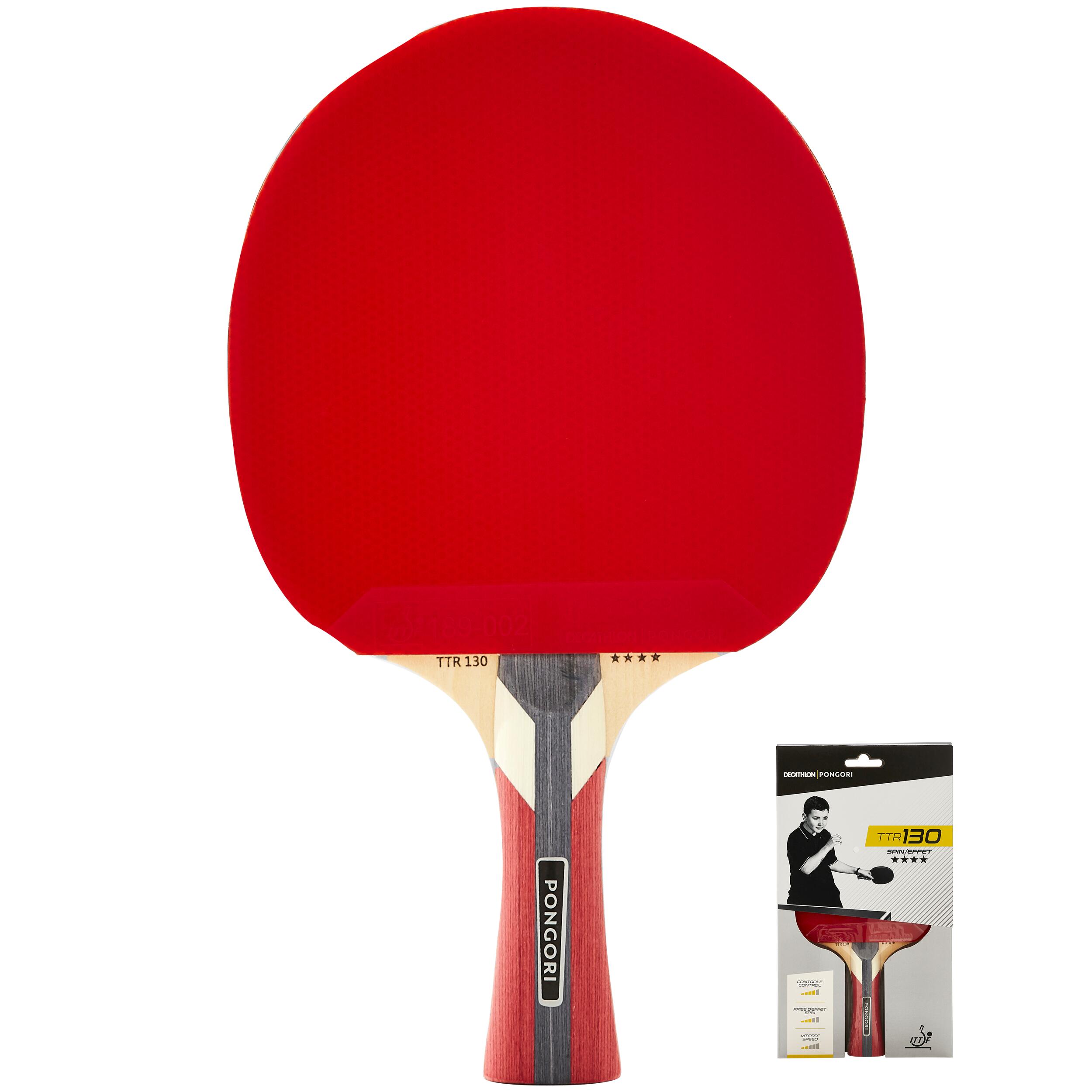 Pongori Tischtennisschläger TTR130 4* Spin