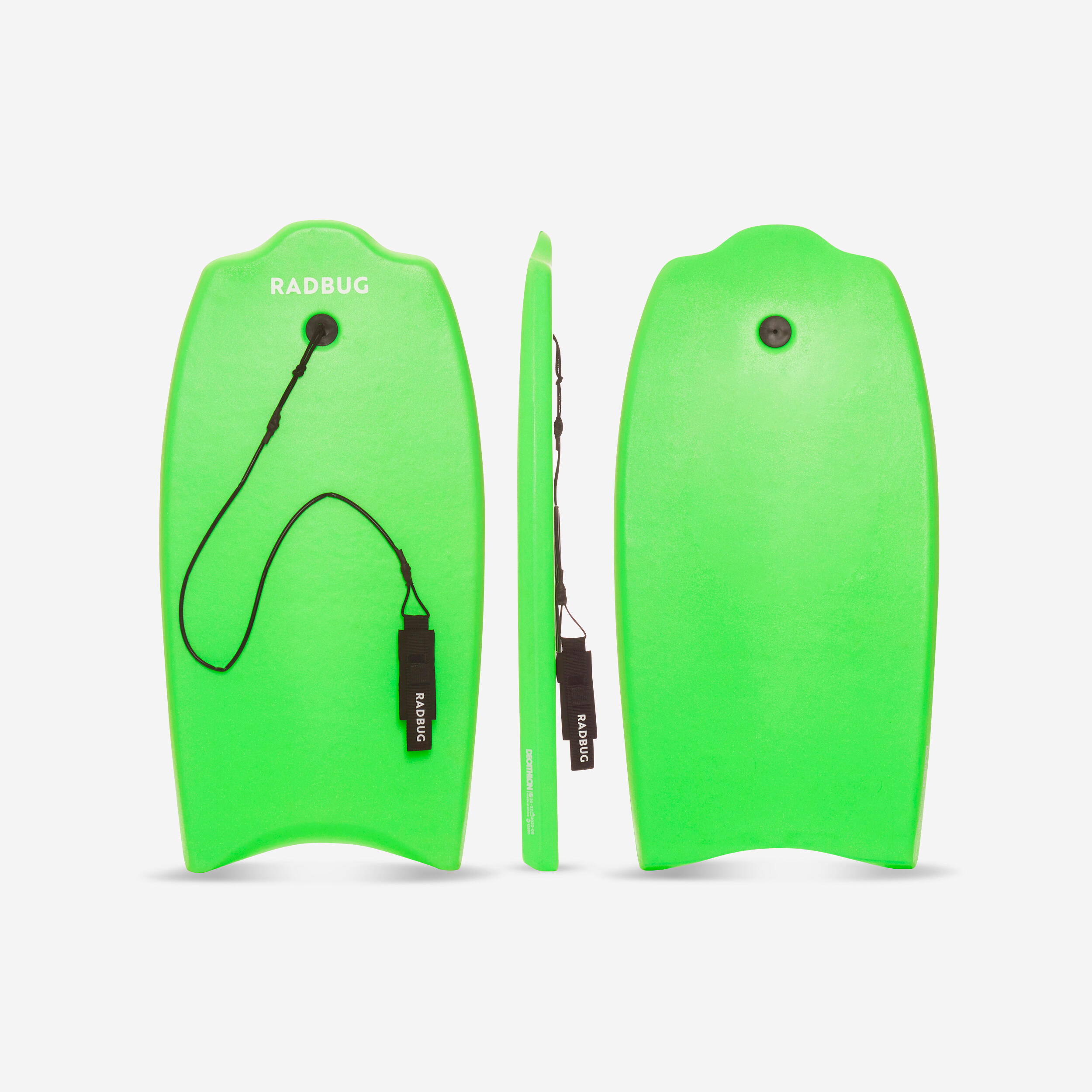 Radbug Bodyboard 100 35" Kinder 6–12 Jahre grün