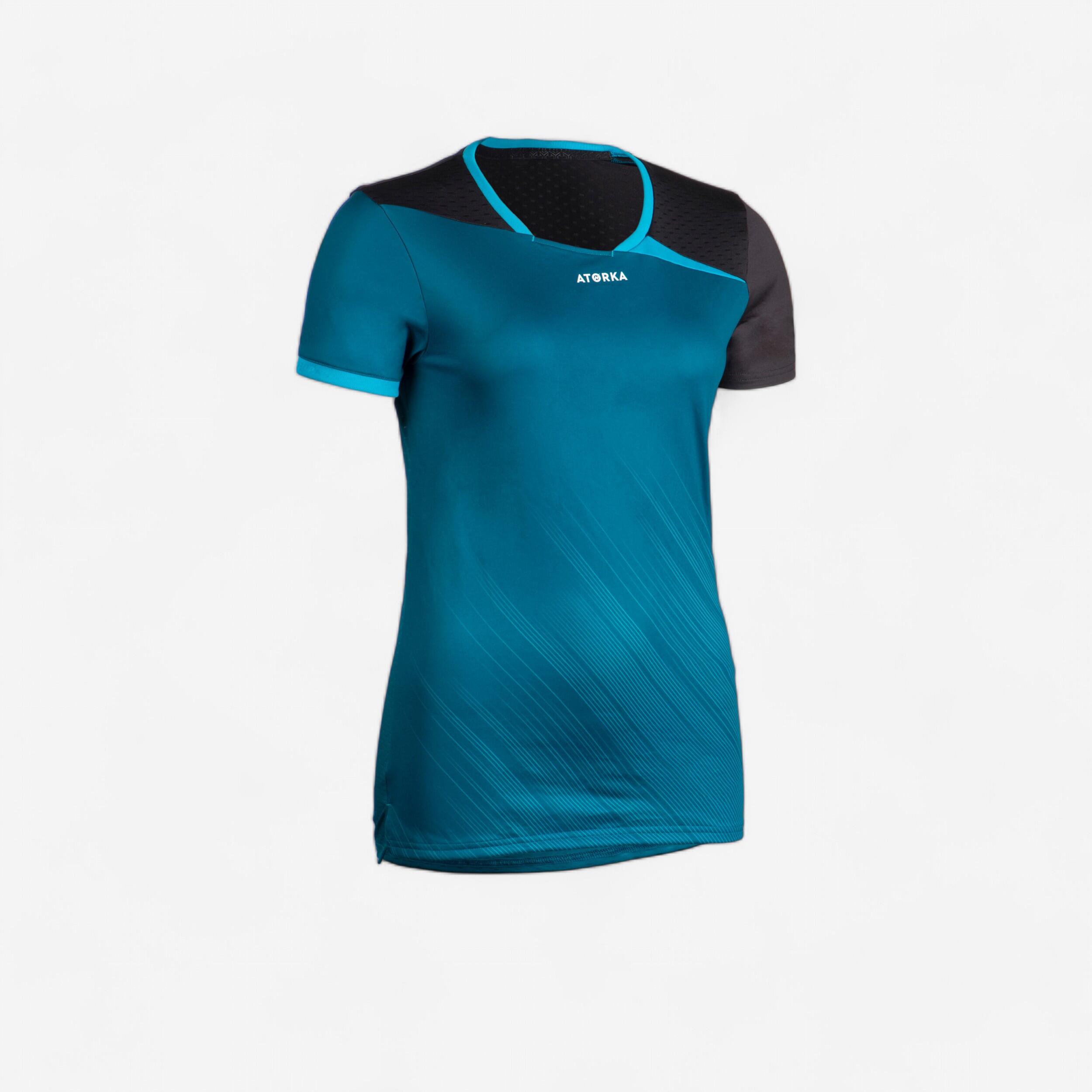 Atorka Handballtrikot H500 Damen blau/schwarz