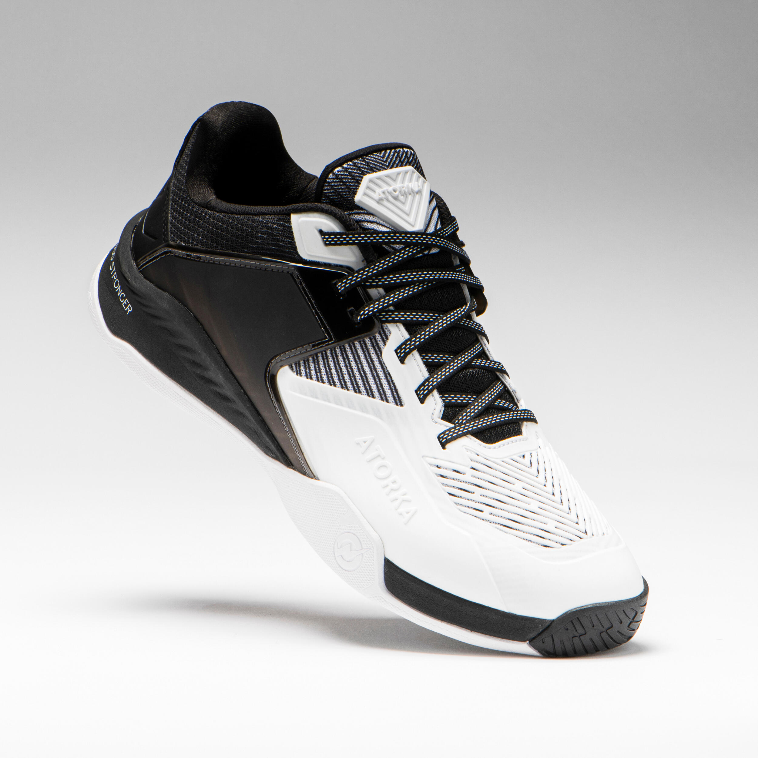 Atorka Handballschuhe H900 Stronger Herren schwarz/weiss