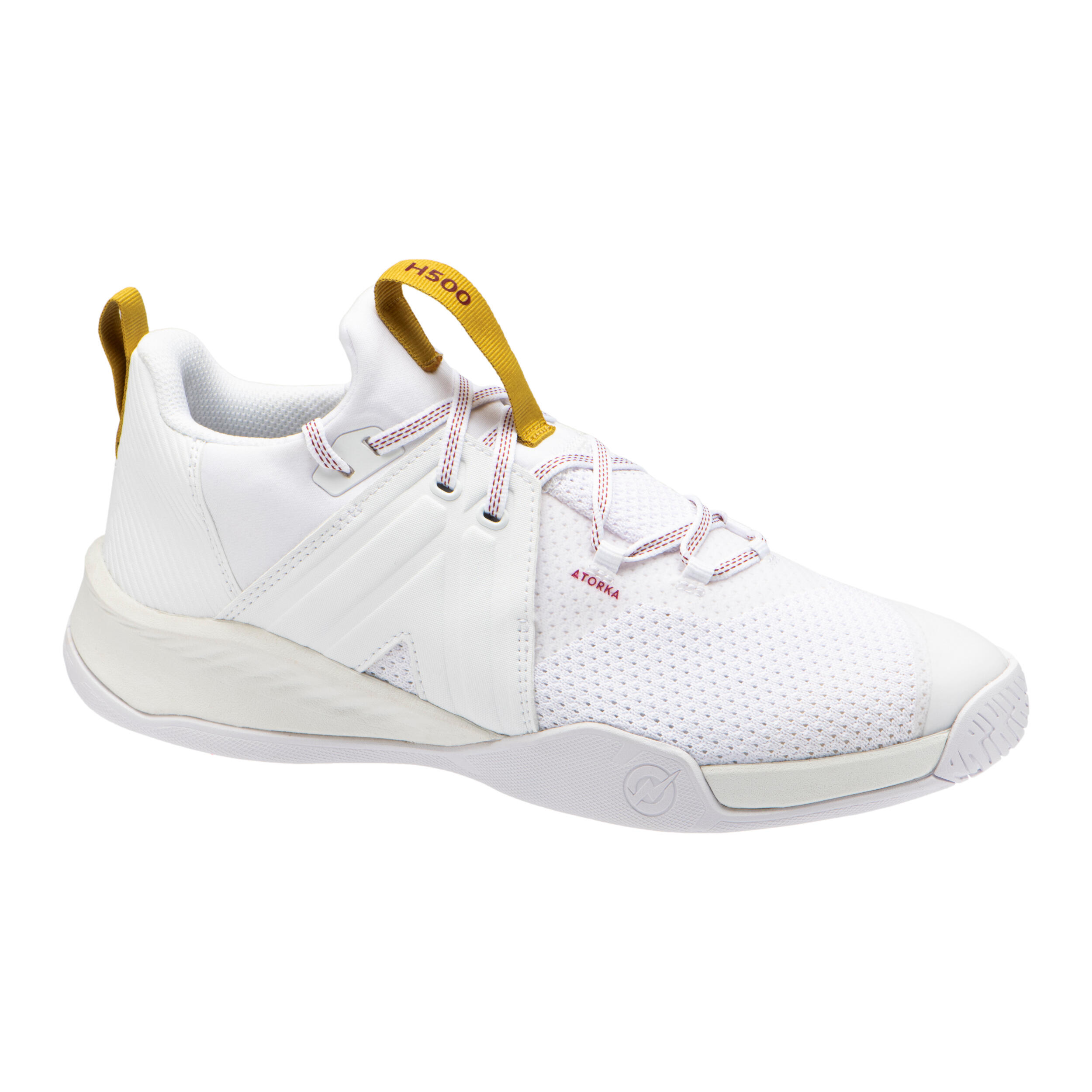 Atorka Handballschuhe H500 Faster Erwachsene weiss