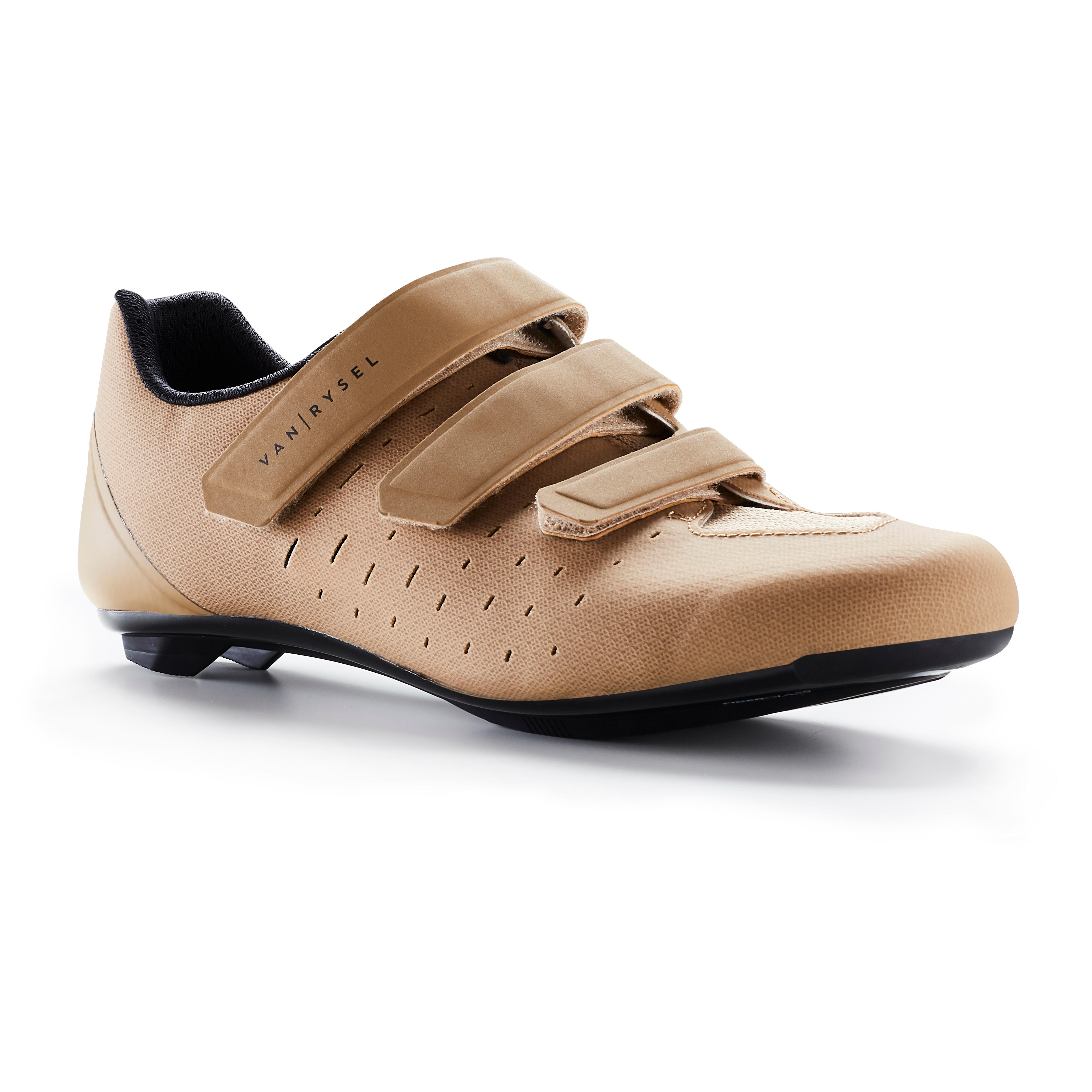 Van Rysel Fahrradschuhe Rennrad VAN RYSEL ROADR 100 neongelb