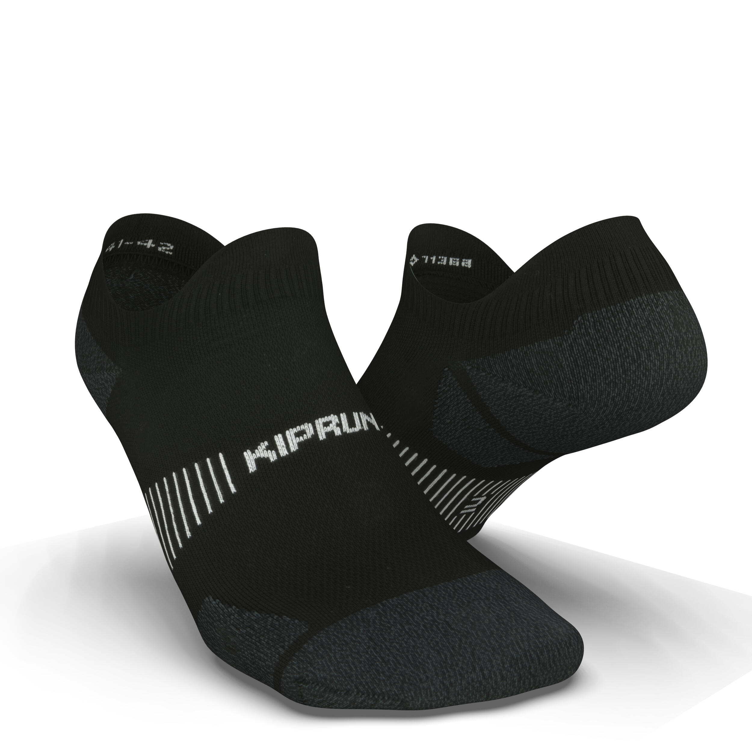 Kiprun Laufsocken Invisible dünn Ecodesign Run 900 schwarz