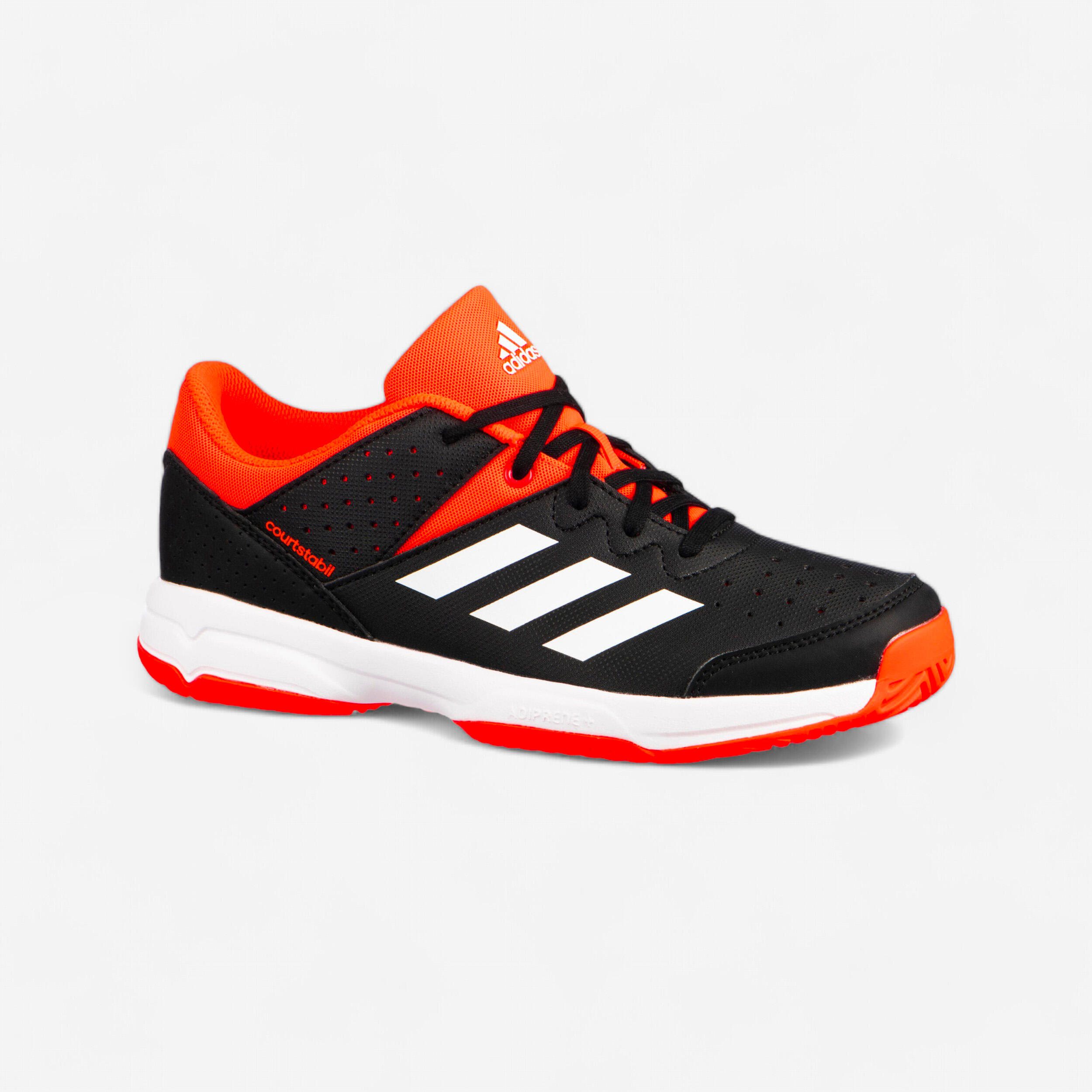 Adidas Badmintonschuhe Adidas Court Stabil Kinder schwarz