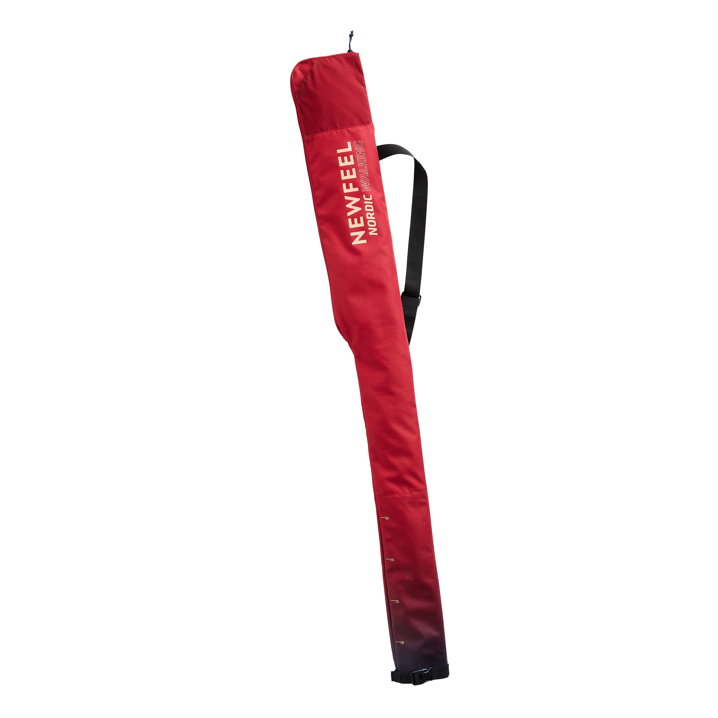 Newfeel Stocktasche Nordic Walking bordeauxrot