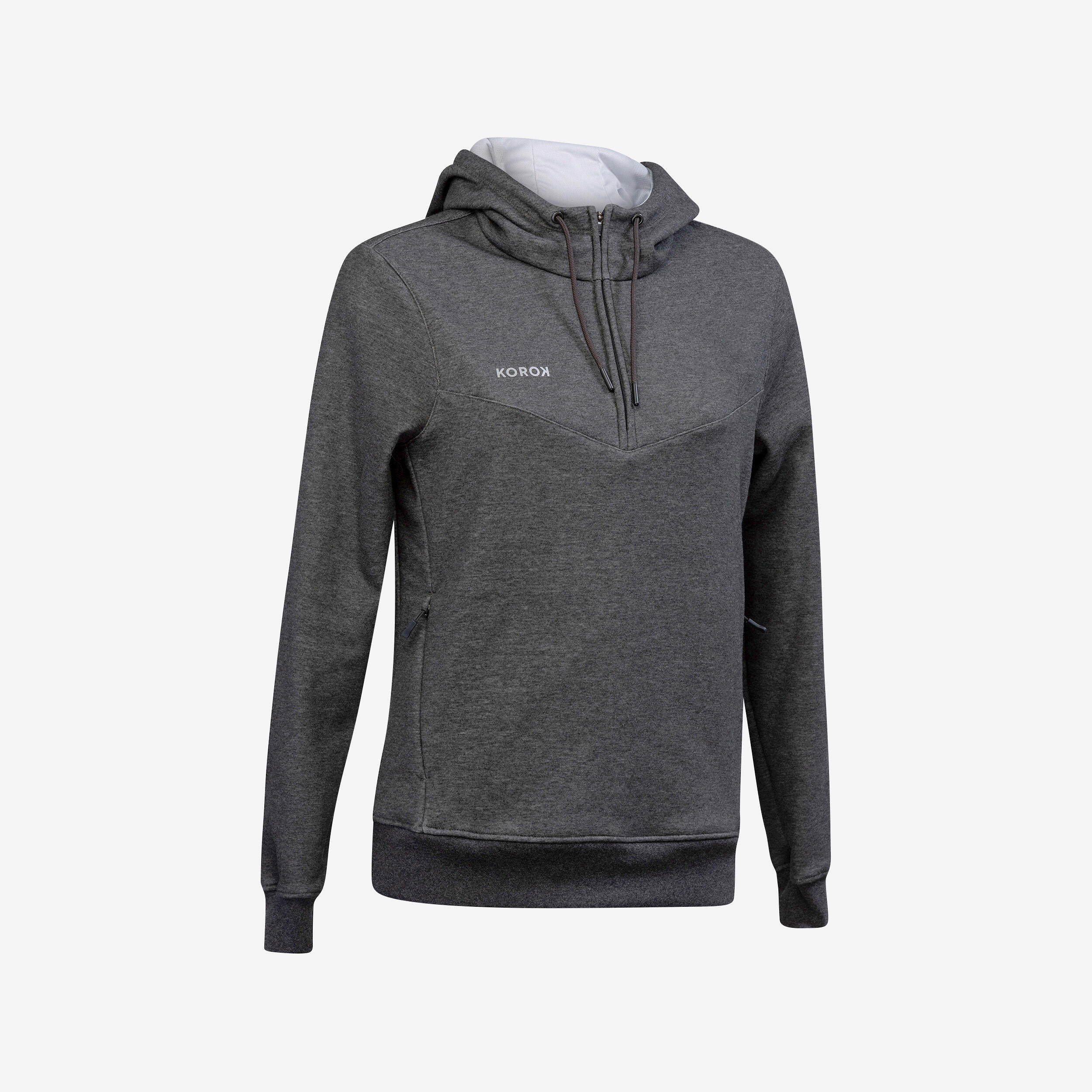 Korok Sweatshirt Feldhockey FH500 Damen grau