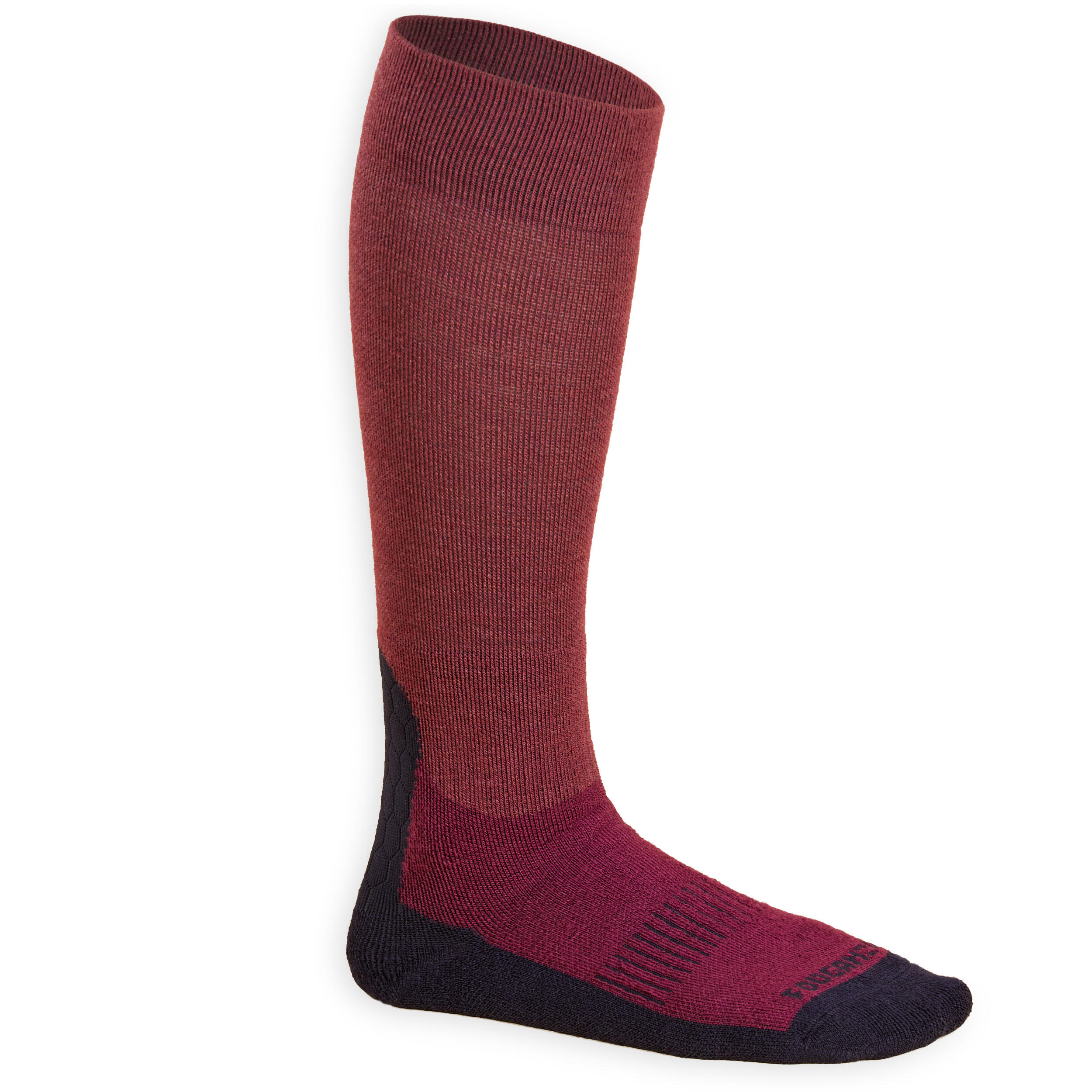 Fouganza Winter-Reitsocken 500 Warm Erwachsene marineblau/dunkelblau