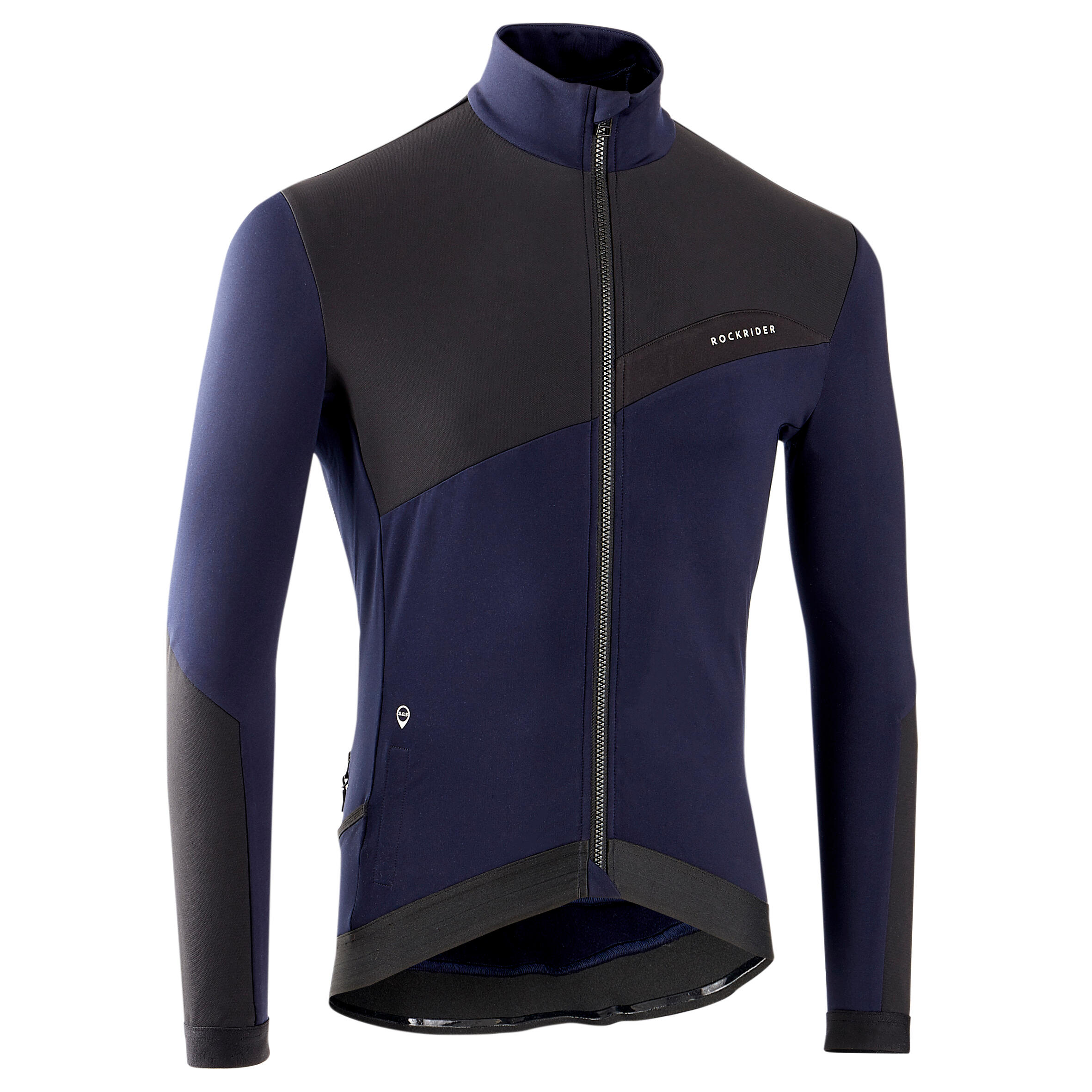 Rockrider Radtrikot langarm MTB XC Zwischensaison Herren rot
