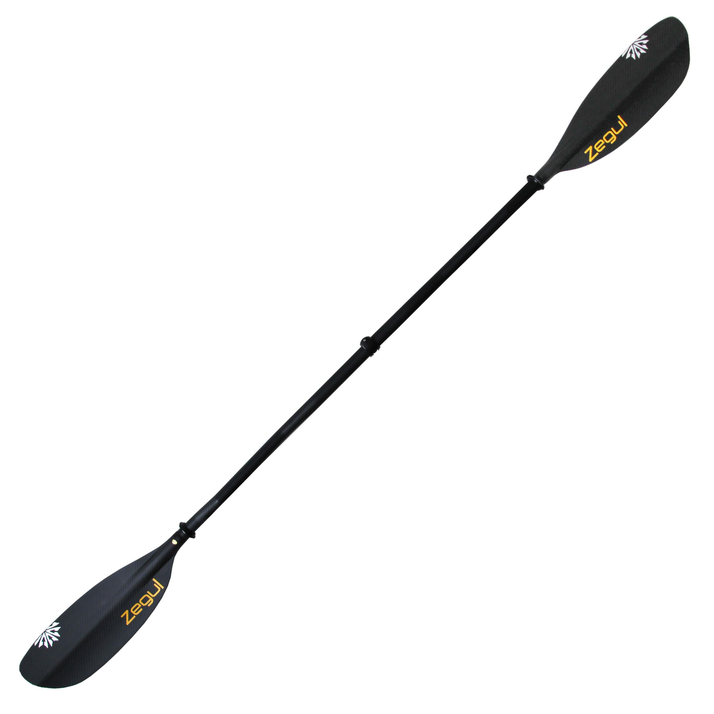 Tahe Outdoors Kajak-Paddel Zegul Carbon zweiteilig zerlegbar verstellbar 220–235 cm