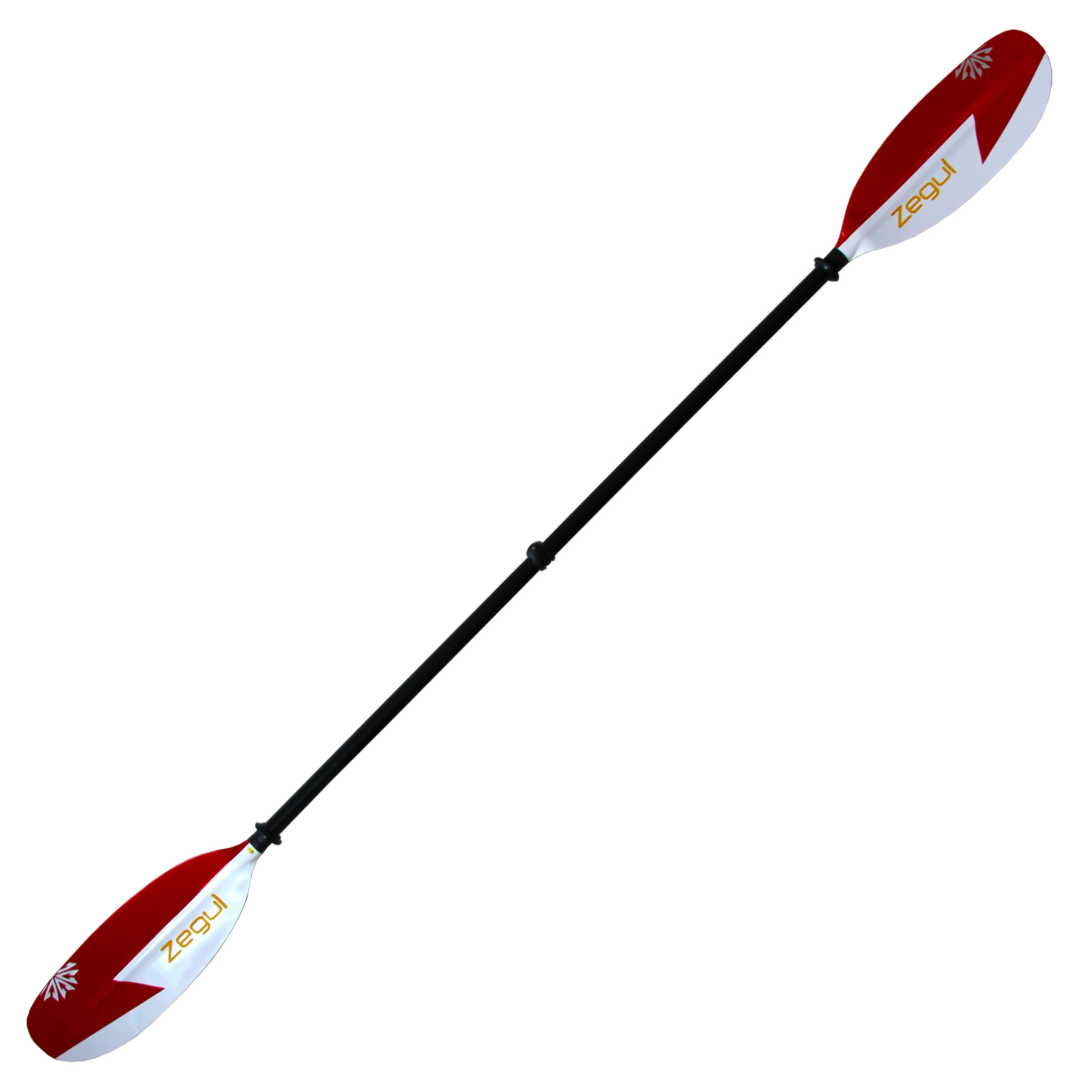 Tahe Outdoors Kajak-Paddel Glasfaser Zegul Freya vierteilig zerlegbar verstellbar 220–240 cm